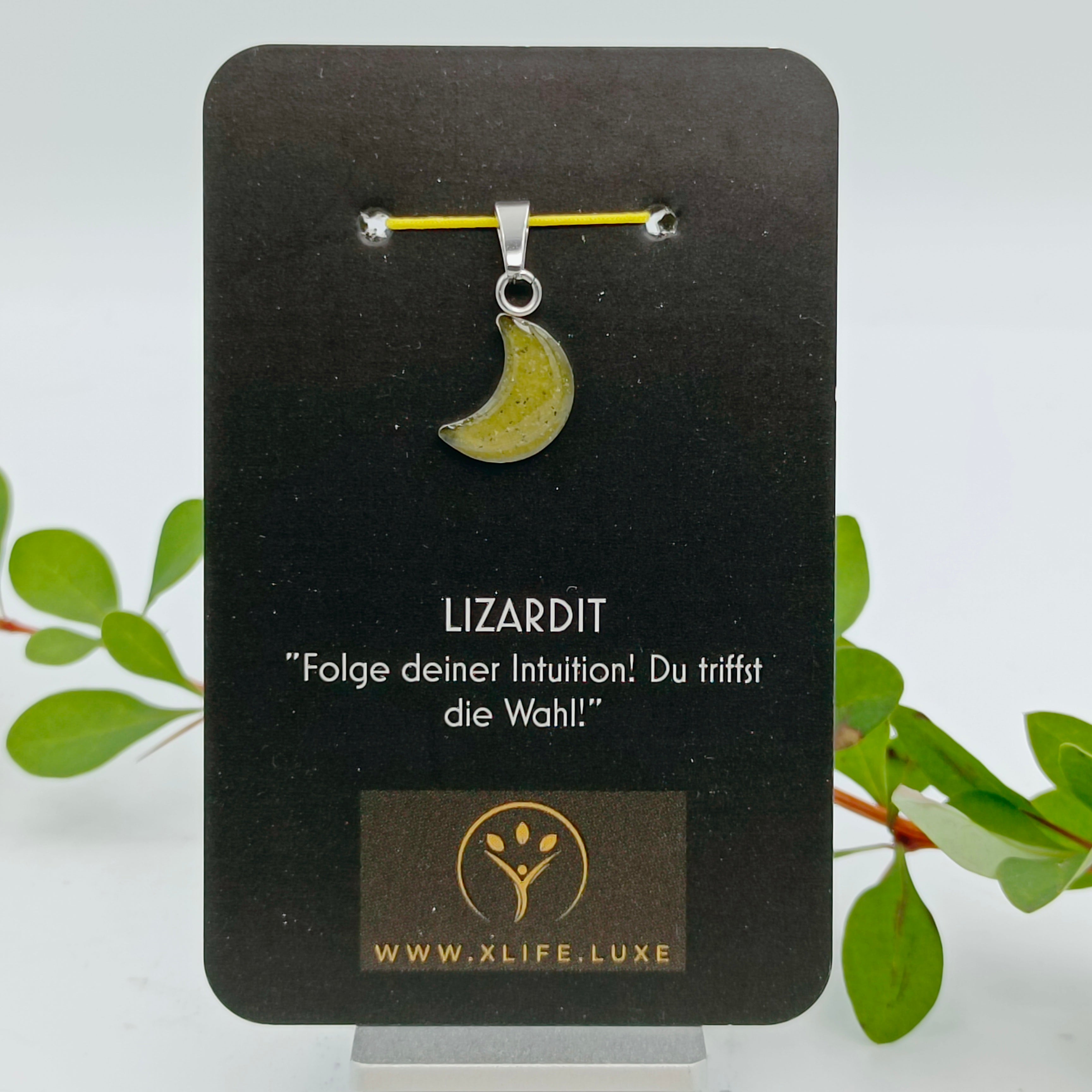 Lizardit Schmuckanhänger - Mond 14mm