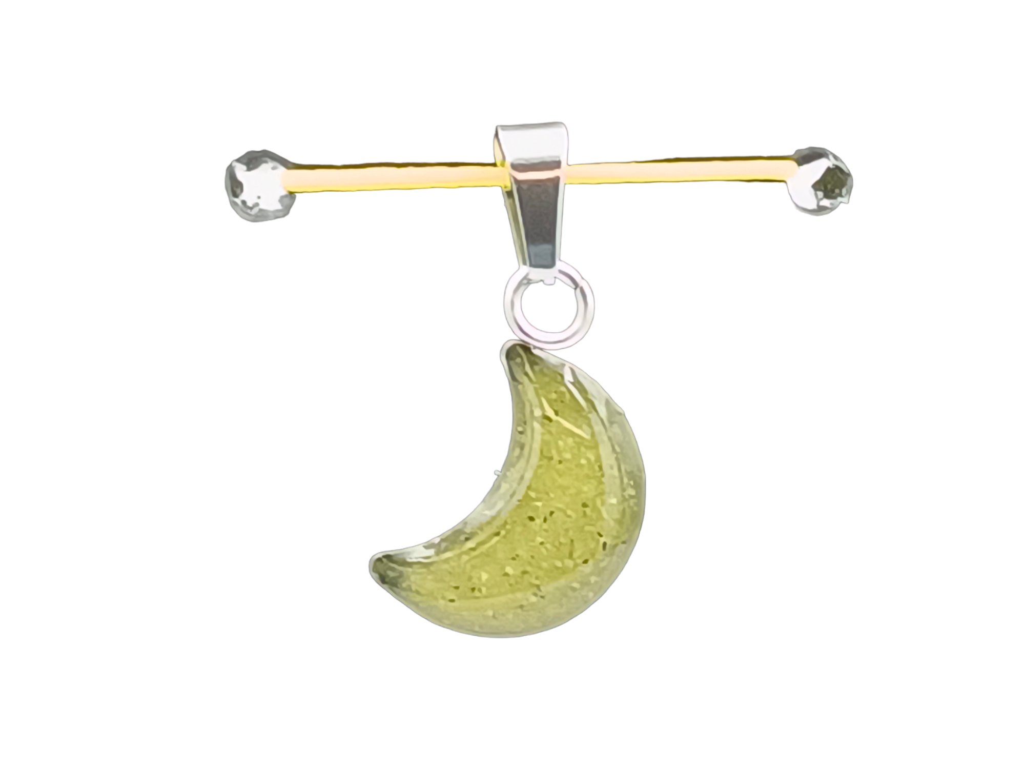 Lizardit Schmuckanhänger - Mond 14mm