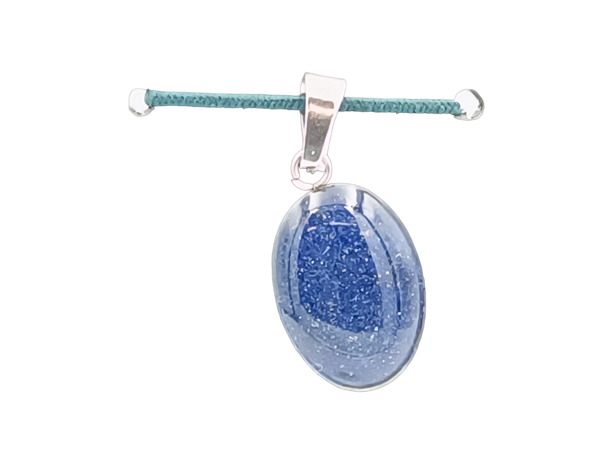 Lapislazuli Schmuckanhänger - Oval 14mm