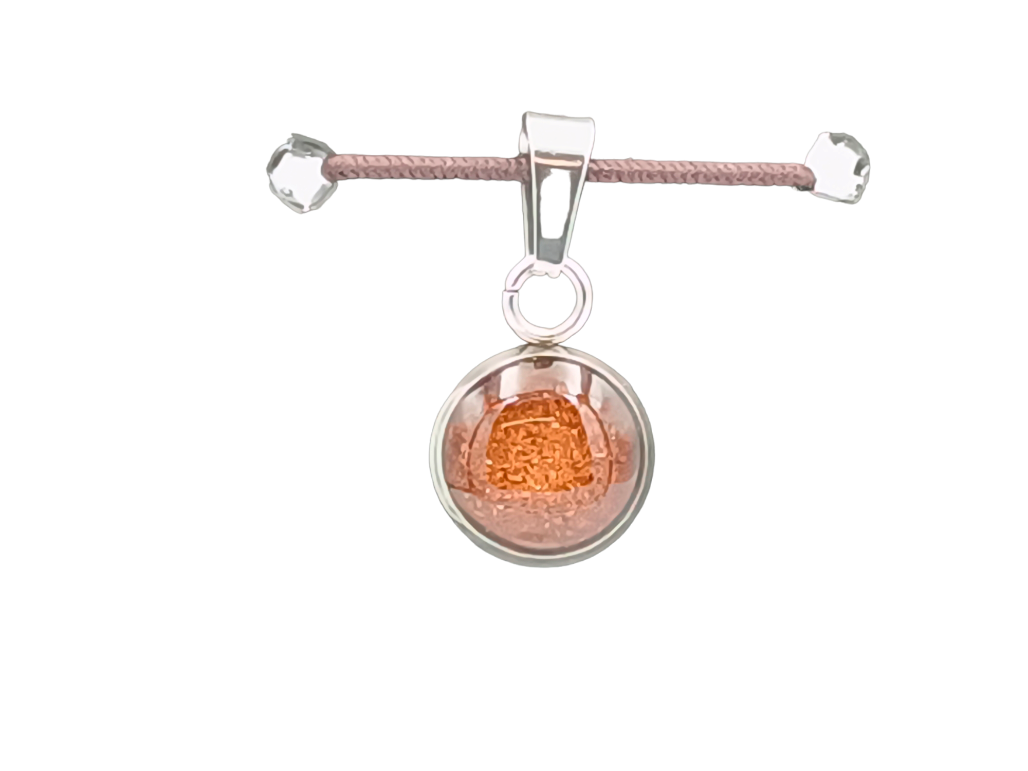 Jaspis Schmuckanhänger - Rund 10mm