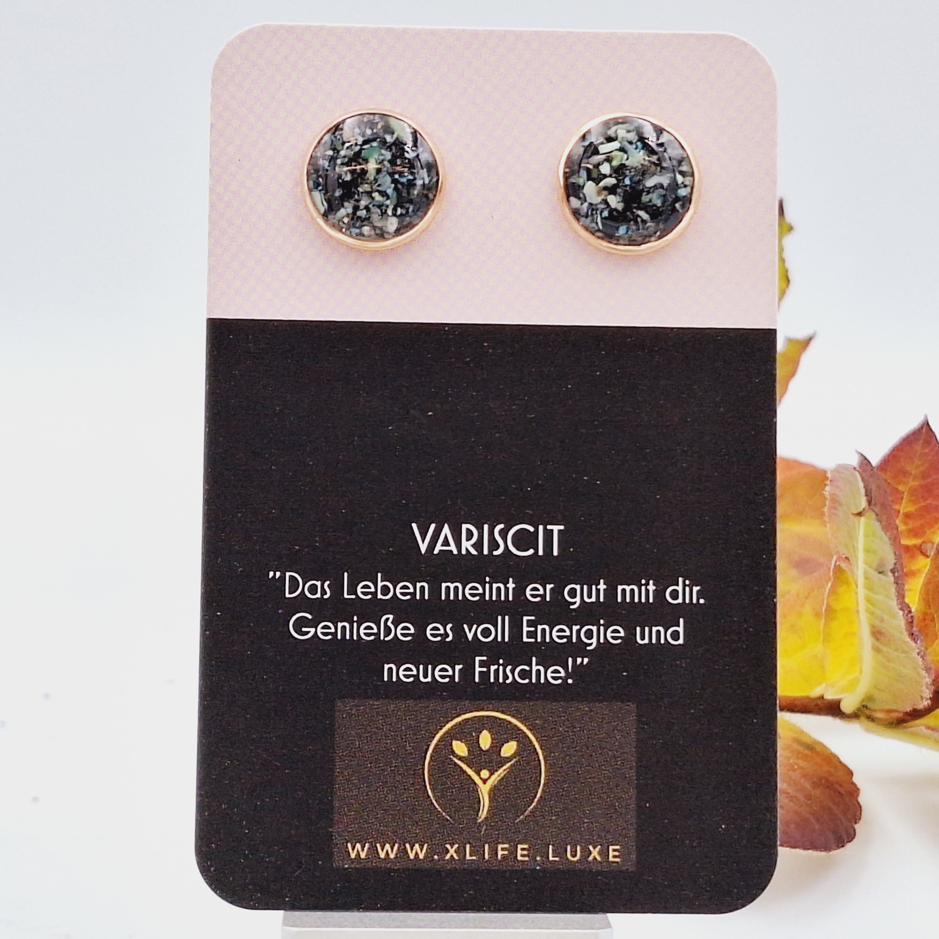 Variscit Ohrstecker 14mm Rose