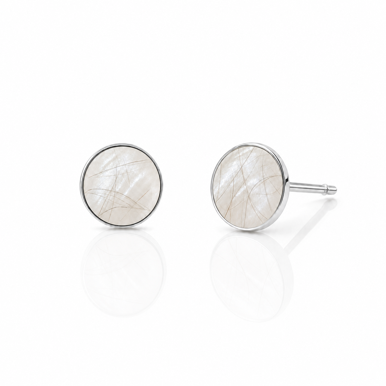 Ohrstecker mit Ihrem persönlichen Tierhaarschmuck