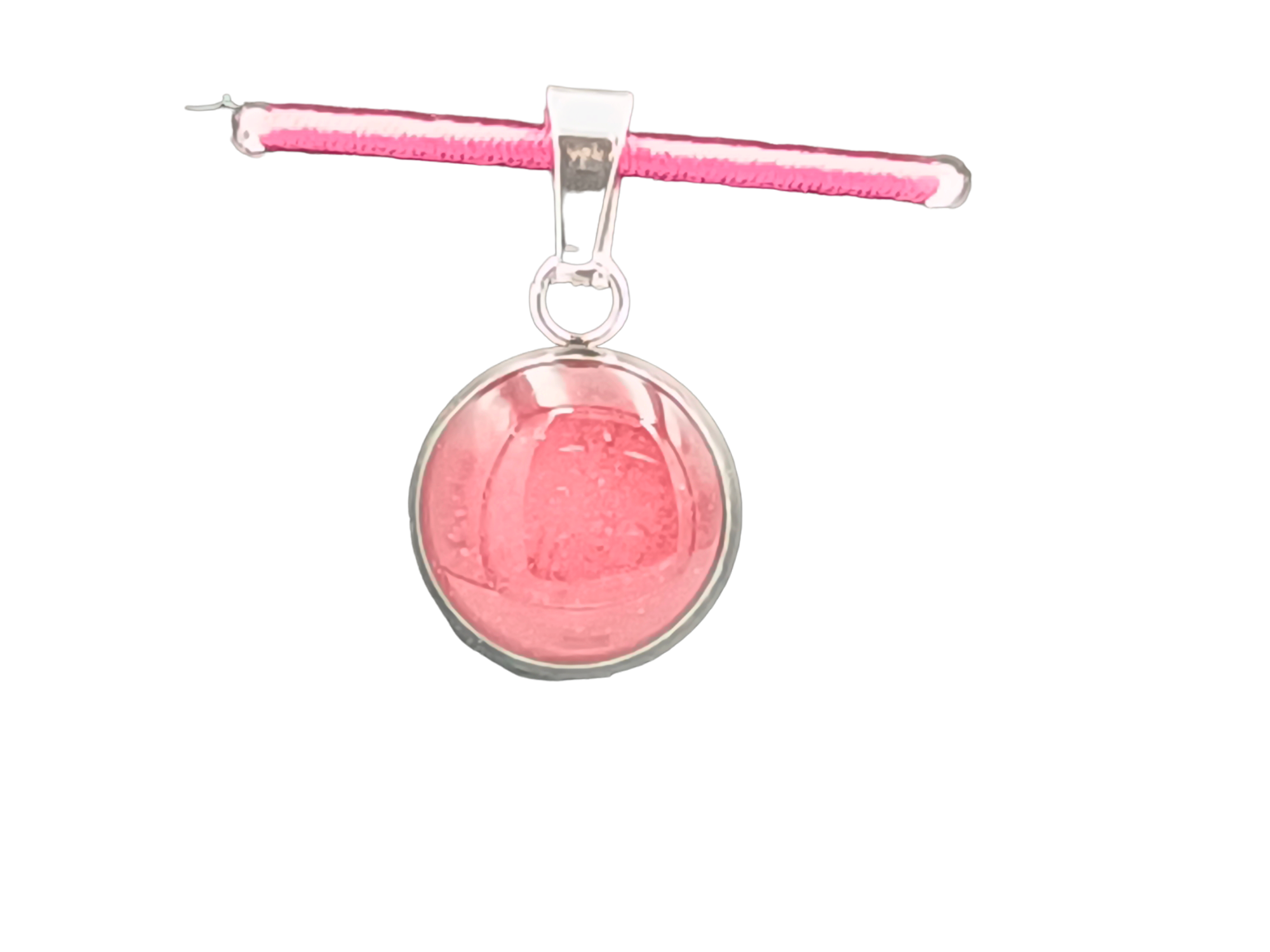 Thulit Schmuckanhänger - Rund 12mm