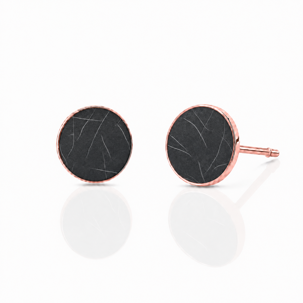 Ohrstecker mit Ihrem persönlichen Tierhaarschmuck