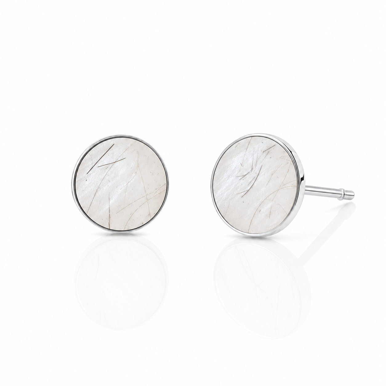 Ohrstecker mit Ihrem persönlichen Tierhaarschmuck