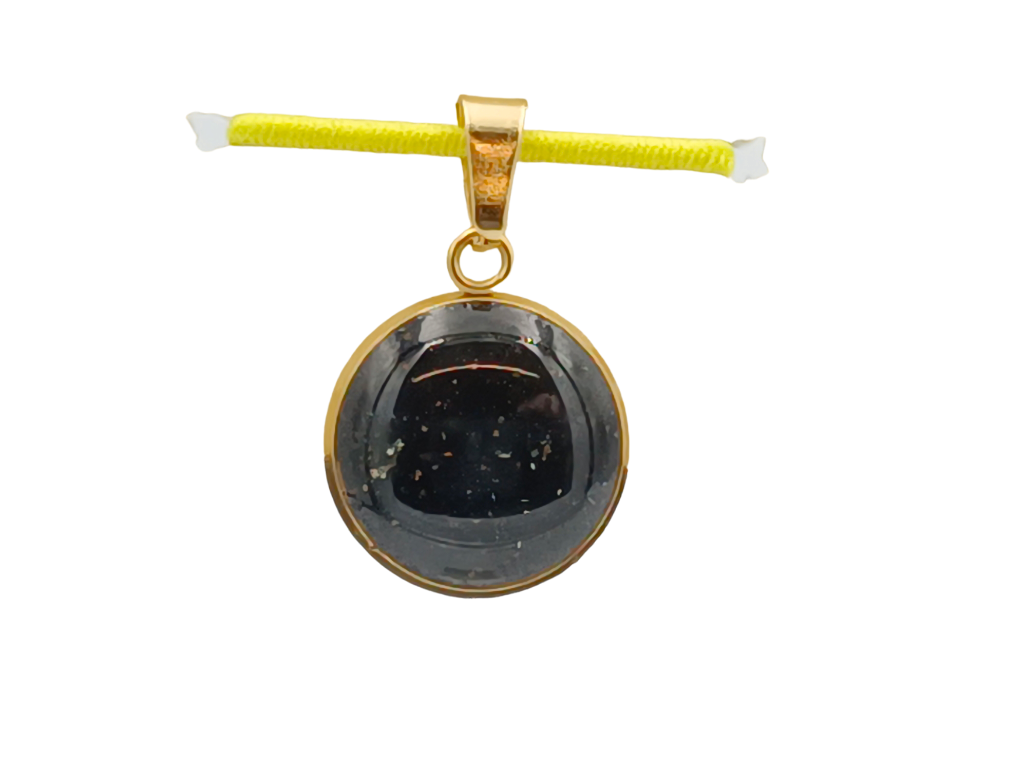 Turmalin Schmuckanhänger - Rund 14mm