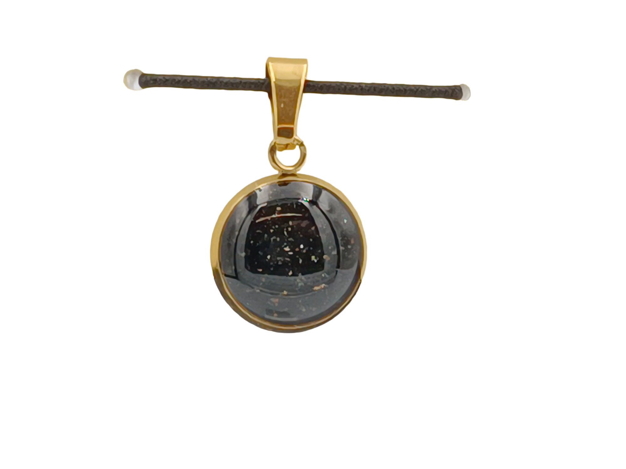 Turmalin Schmuckanhänger - Rund 12mm