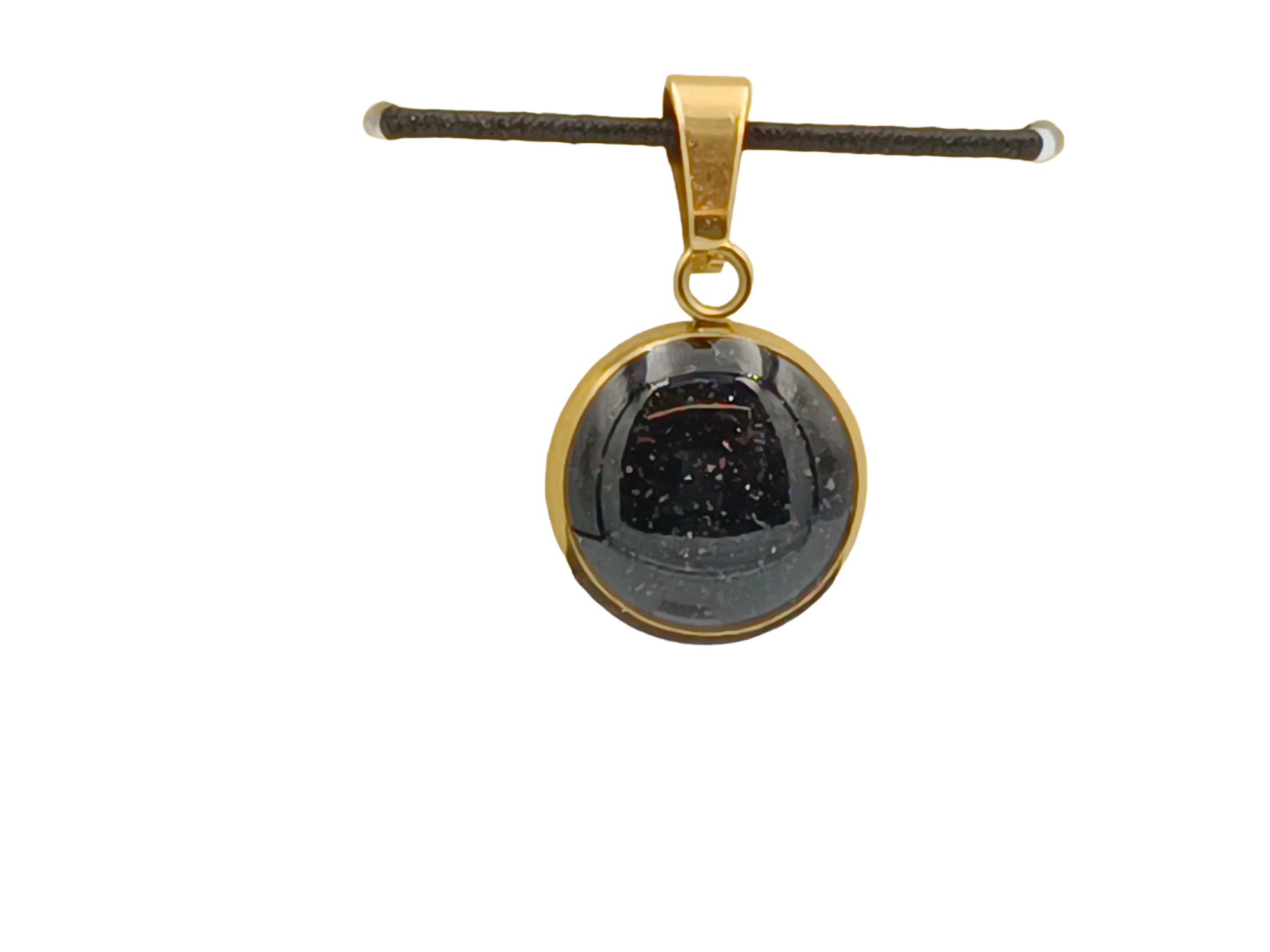 Turmalin Schmuckanhänger - Rund 12mm