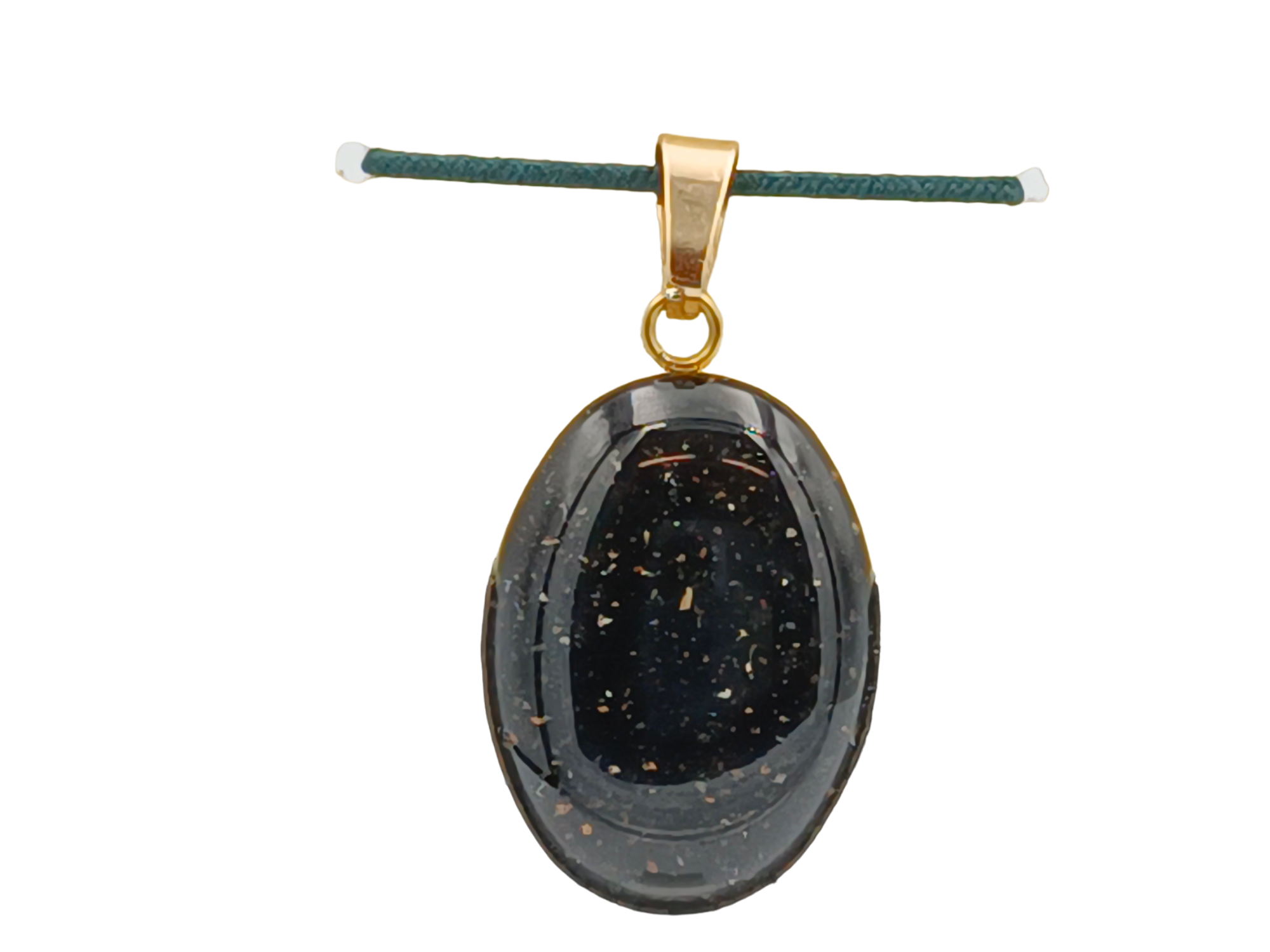 Turmalin Schmuckanhänger - Oval 18 mm