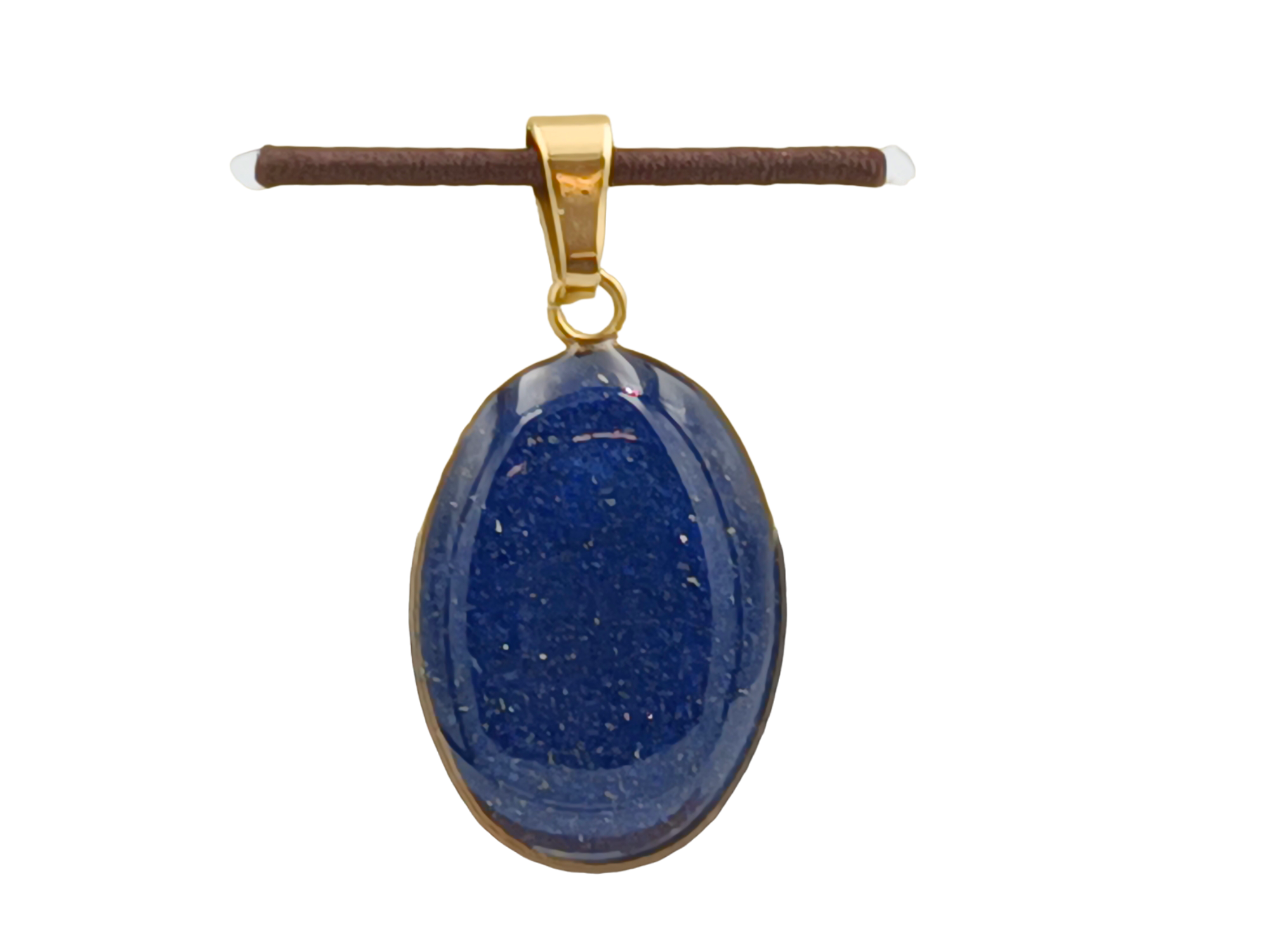 Lapislazuli Schmuckanhänger - Oval 18 mm