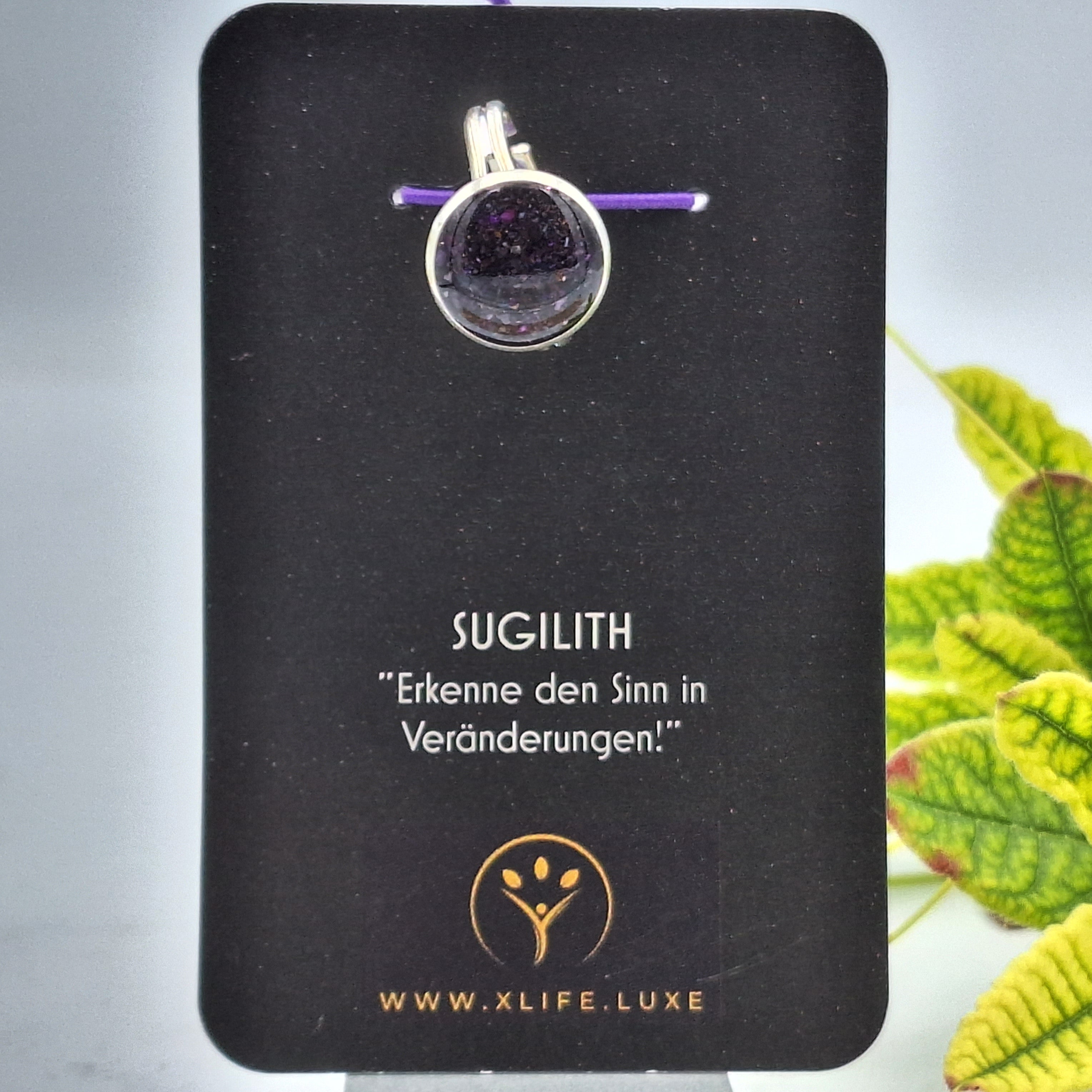 Sugilith Messing Ring 14mm