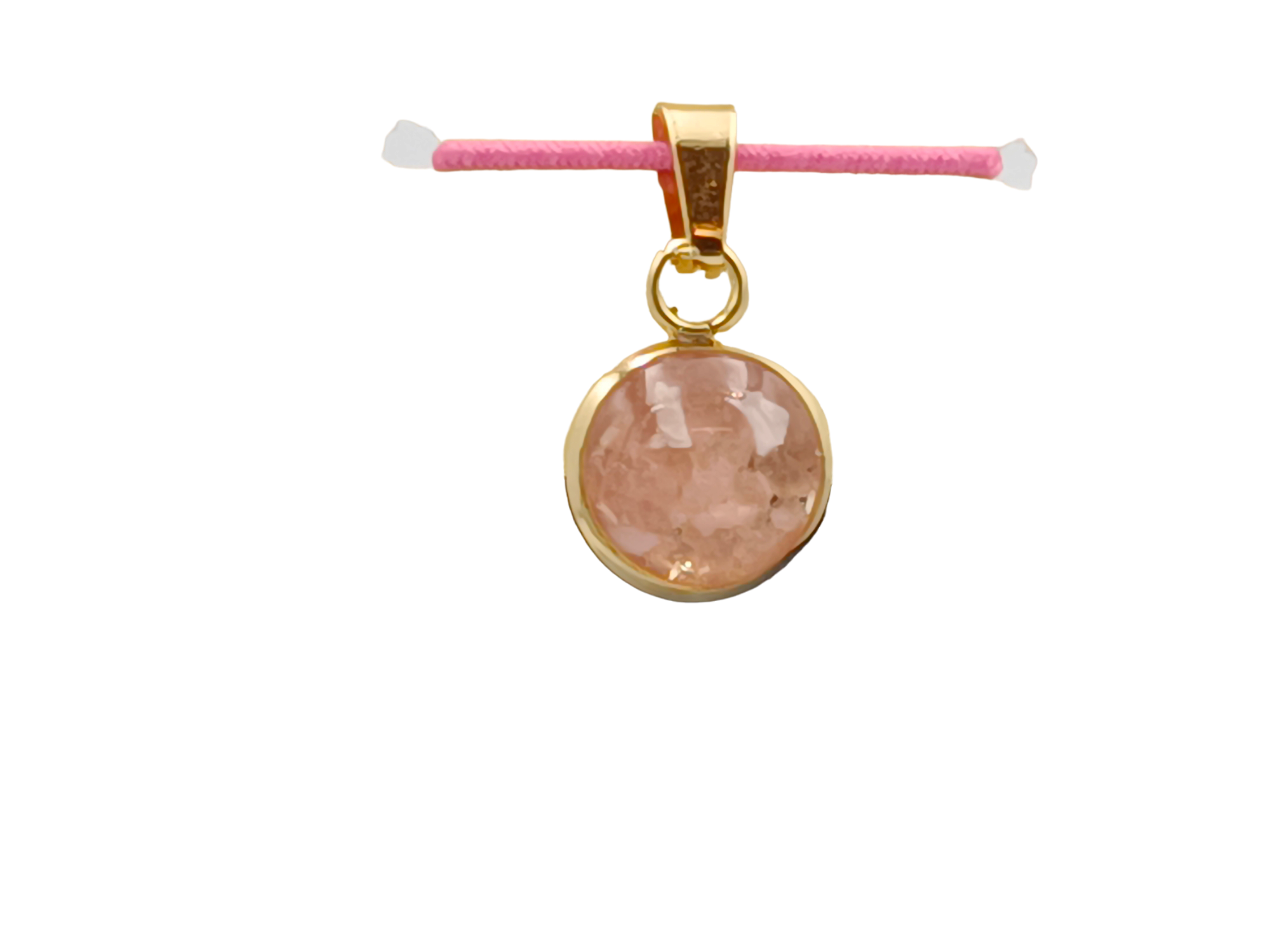 Rhodochrosit Schmuckanhänger - Rund 10 mm