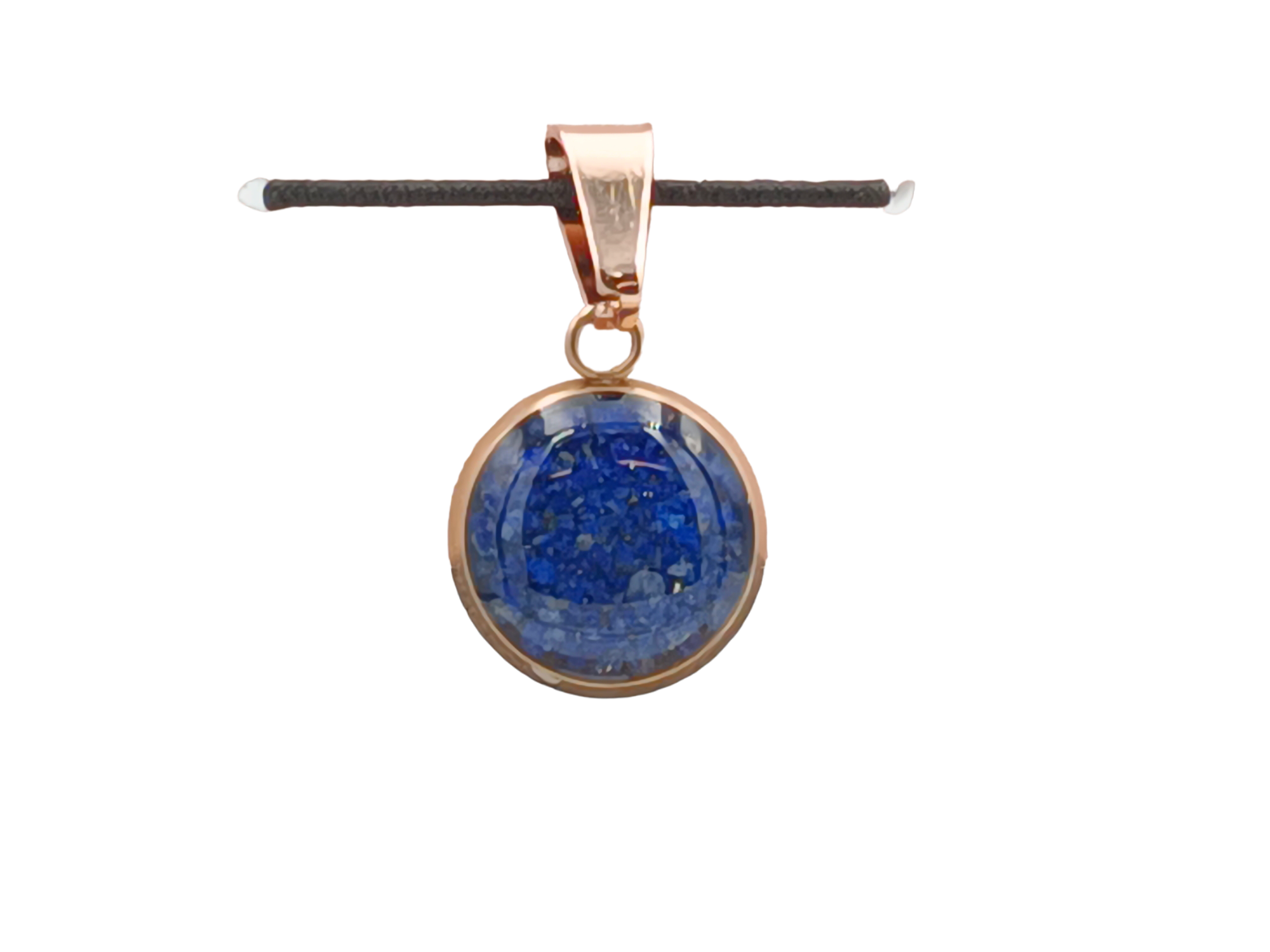 Lapislazuli Schmuckanhänger - Rund 12 mm