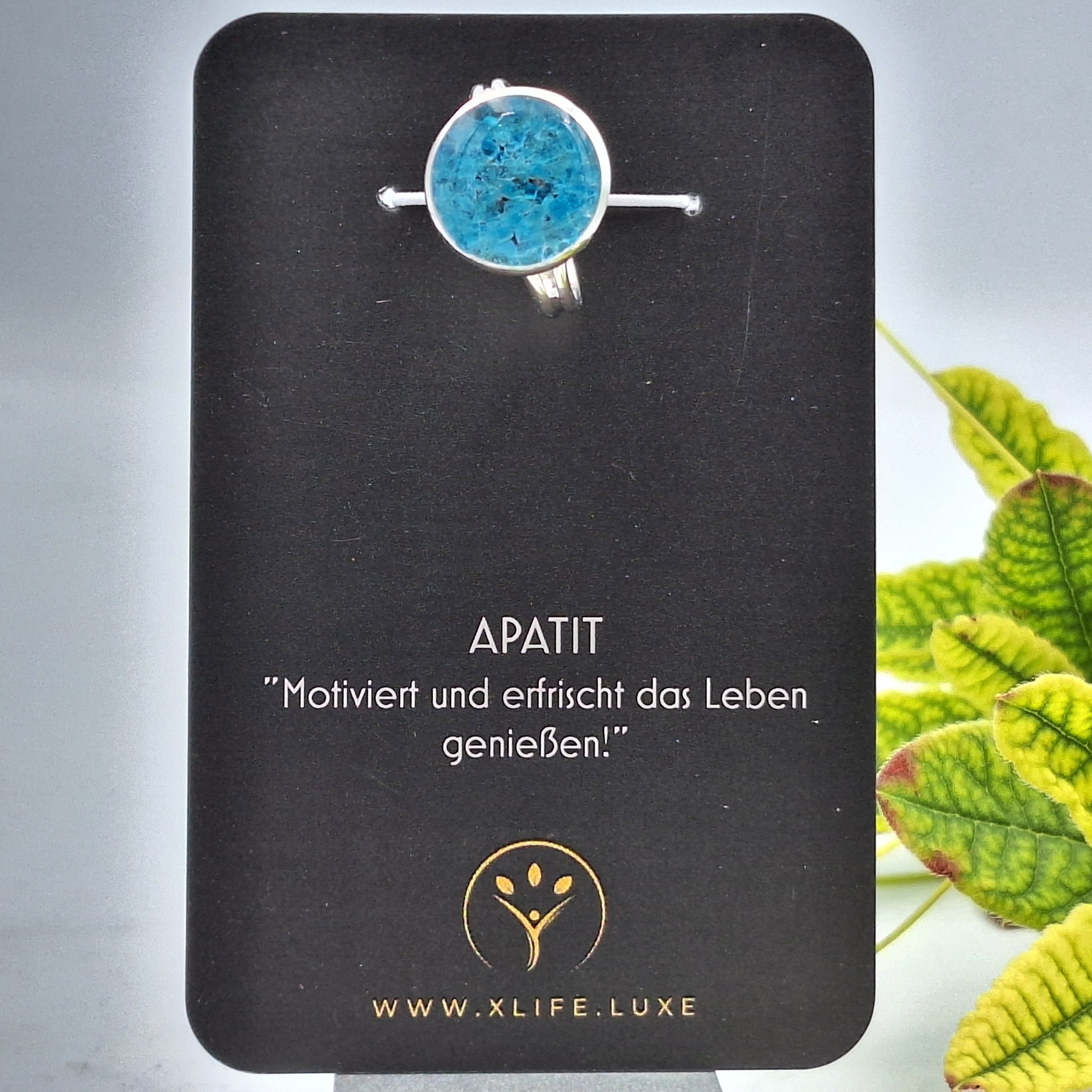 Apatit Messing Ring 14mm