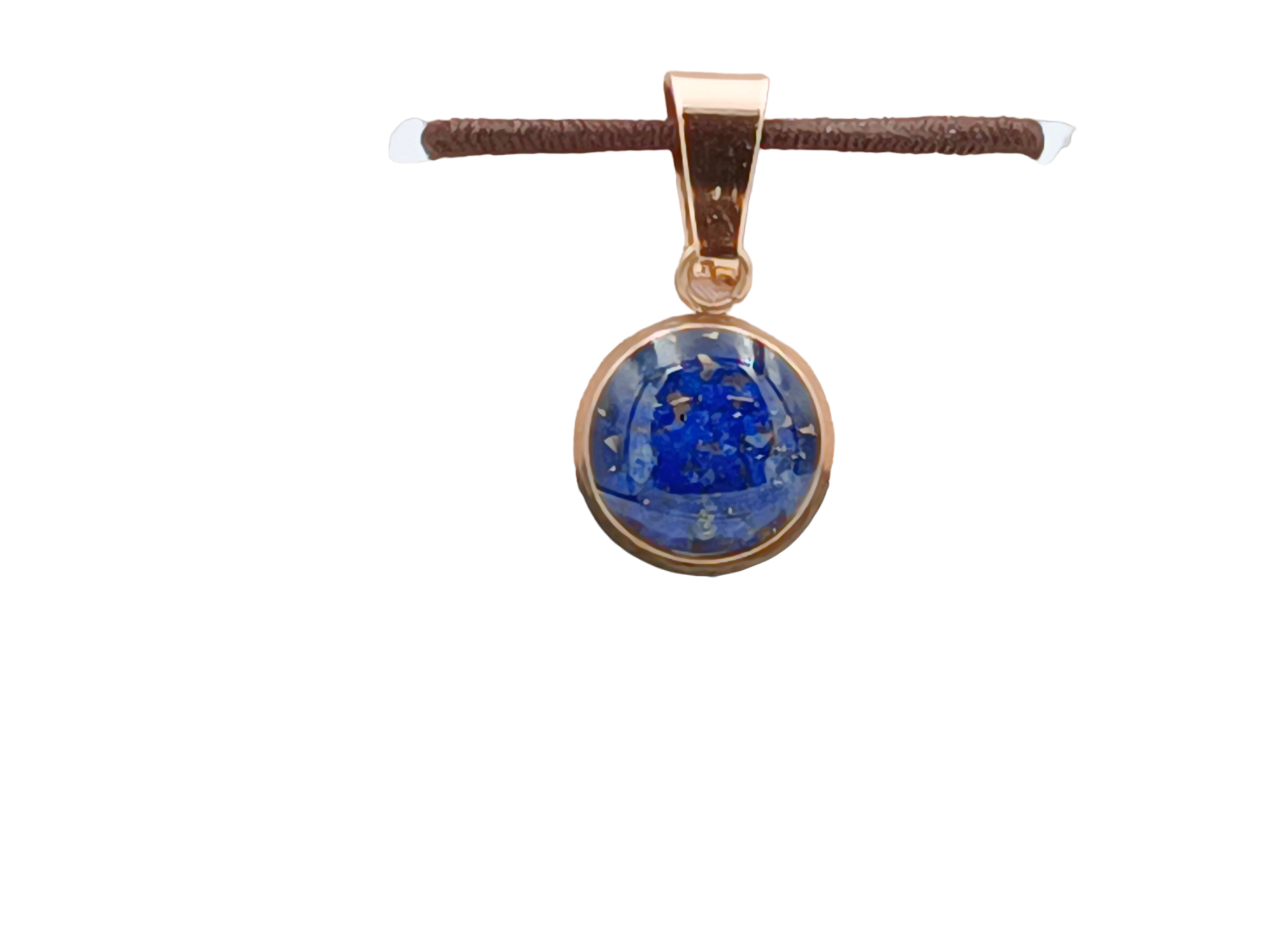 Lapislazuli Schmuckanhänger - Rund 10 mm