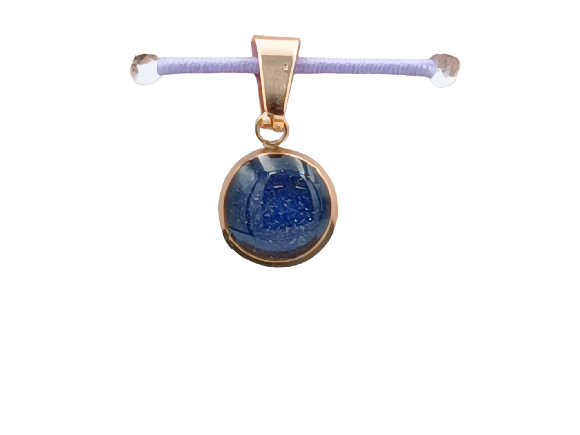 Lapislazuli Schmuckanhänger - Rund 10 mm