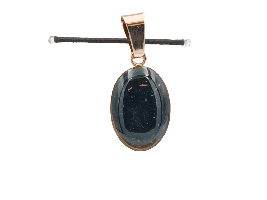 Turmalin Schmuckanhänger - Oval 14 mm