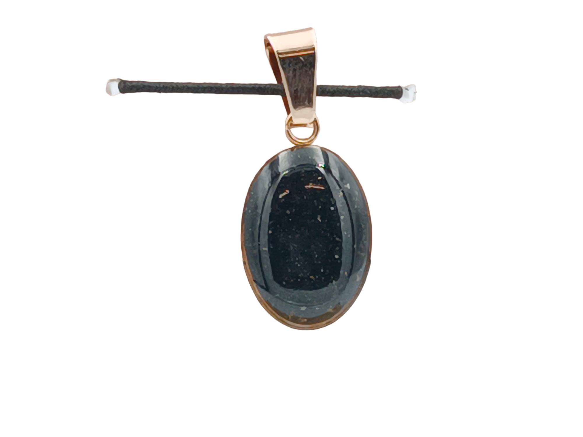 Turmalin Schmuckanhänger - Oval 14 mm