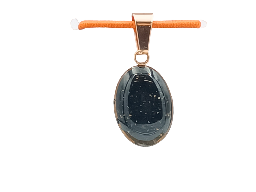 Turmalin Schmuckanhänger - Oval 14 mm