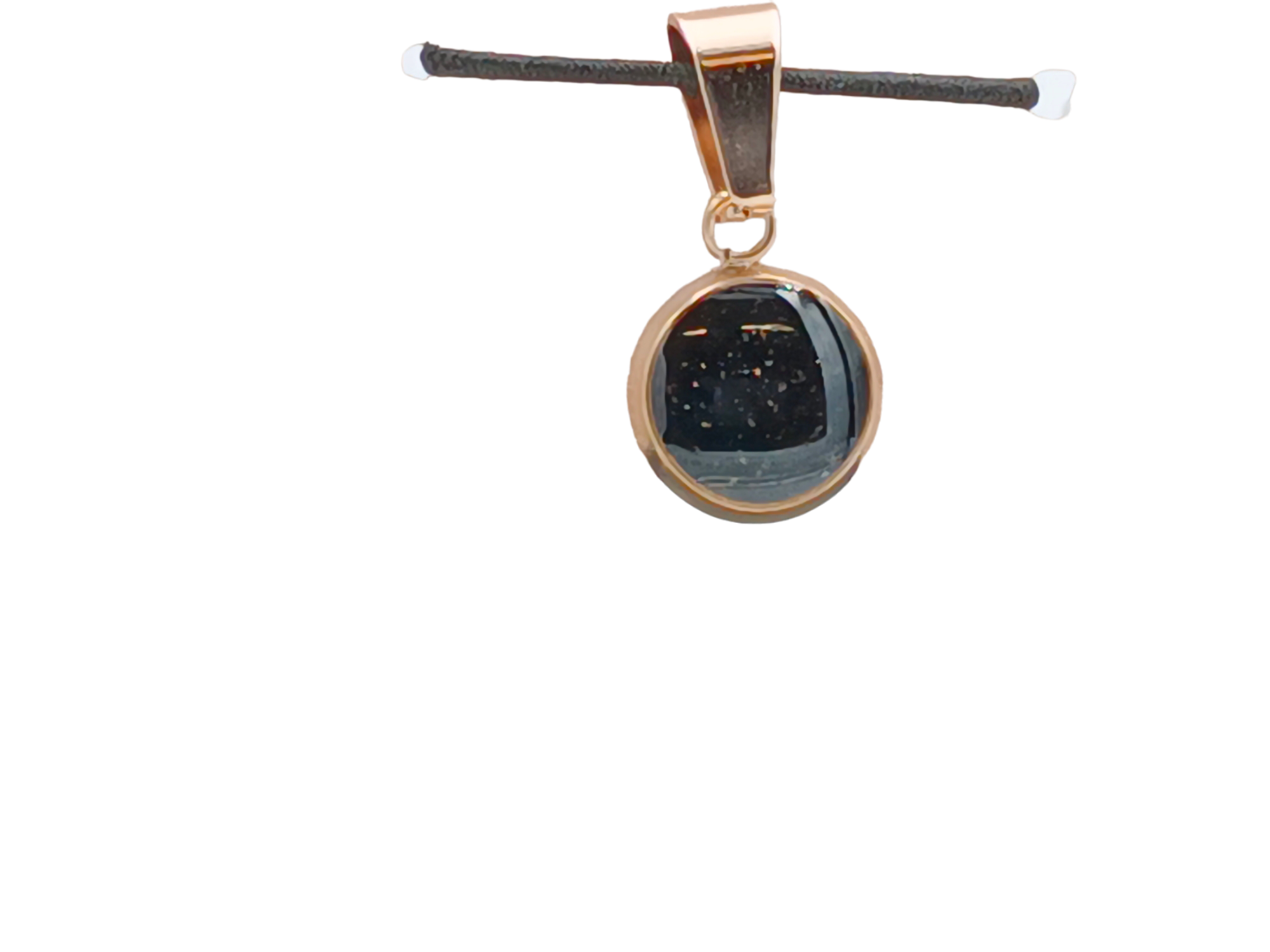 Turmalin Schmuckanhänger - Rund 10 mm