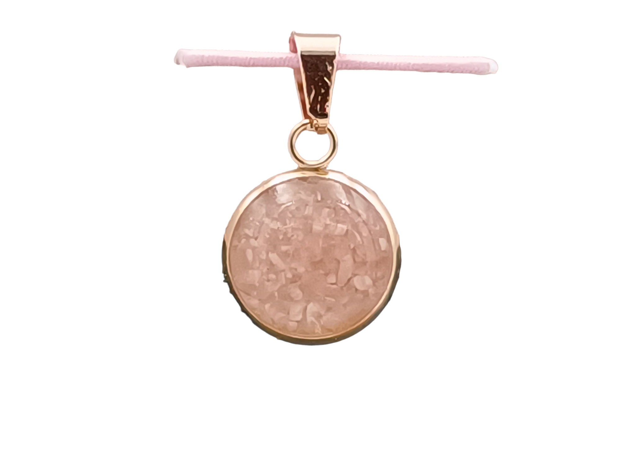 Rhodochrosit Schmuckanhänger - Rund 14mm