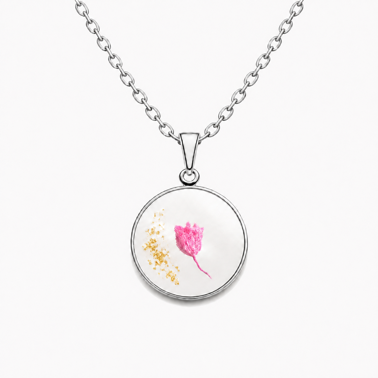 Anhänger mit Ihrem persönlichen Muttermilchschmuck plus Gratis Gravur Rückseite
