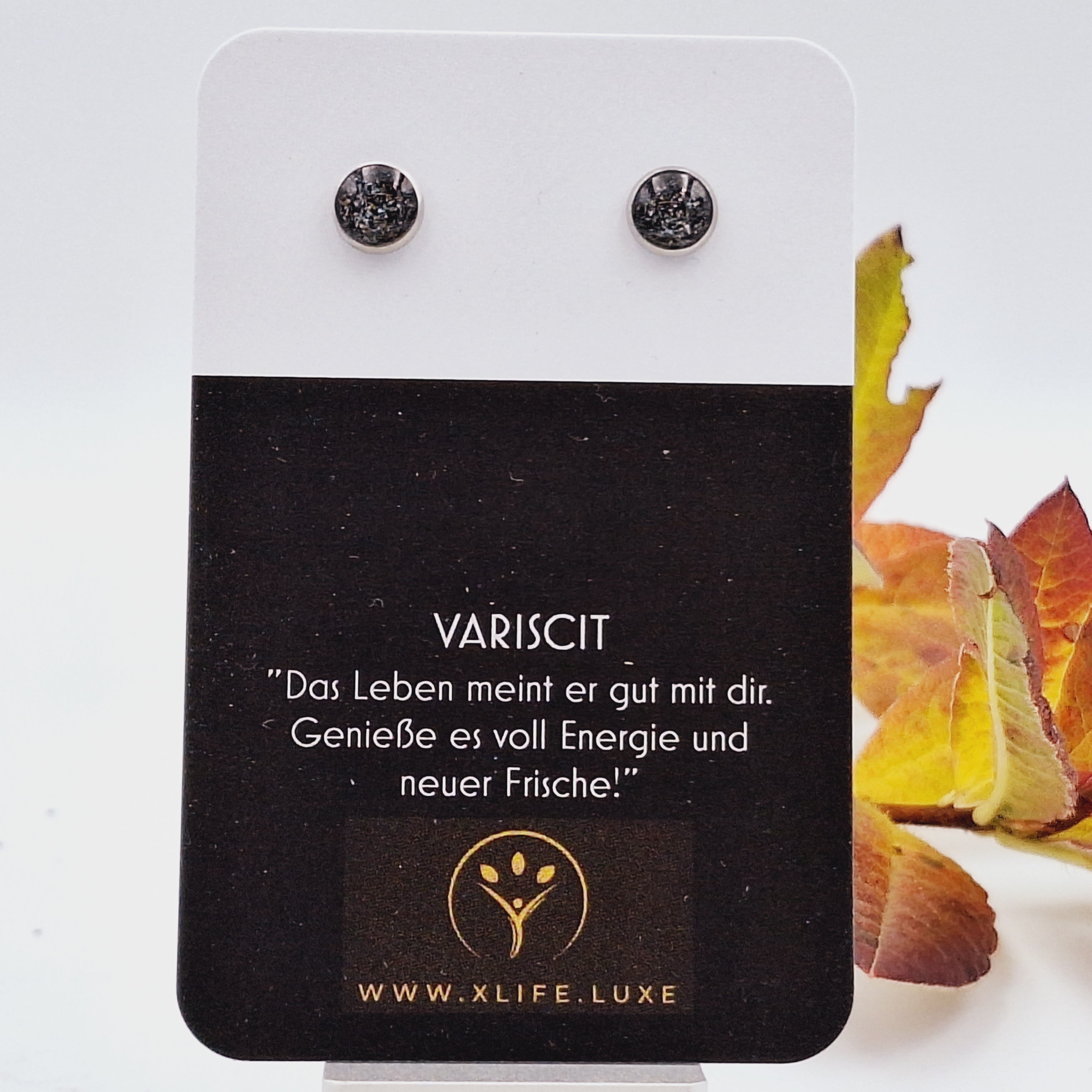 Variscit Ohrstecker 8mm Edelstahl 1