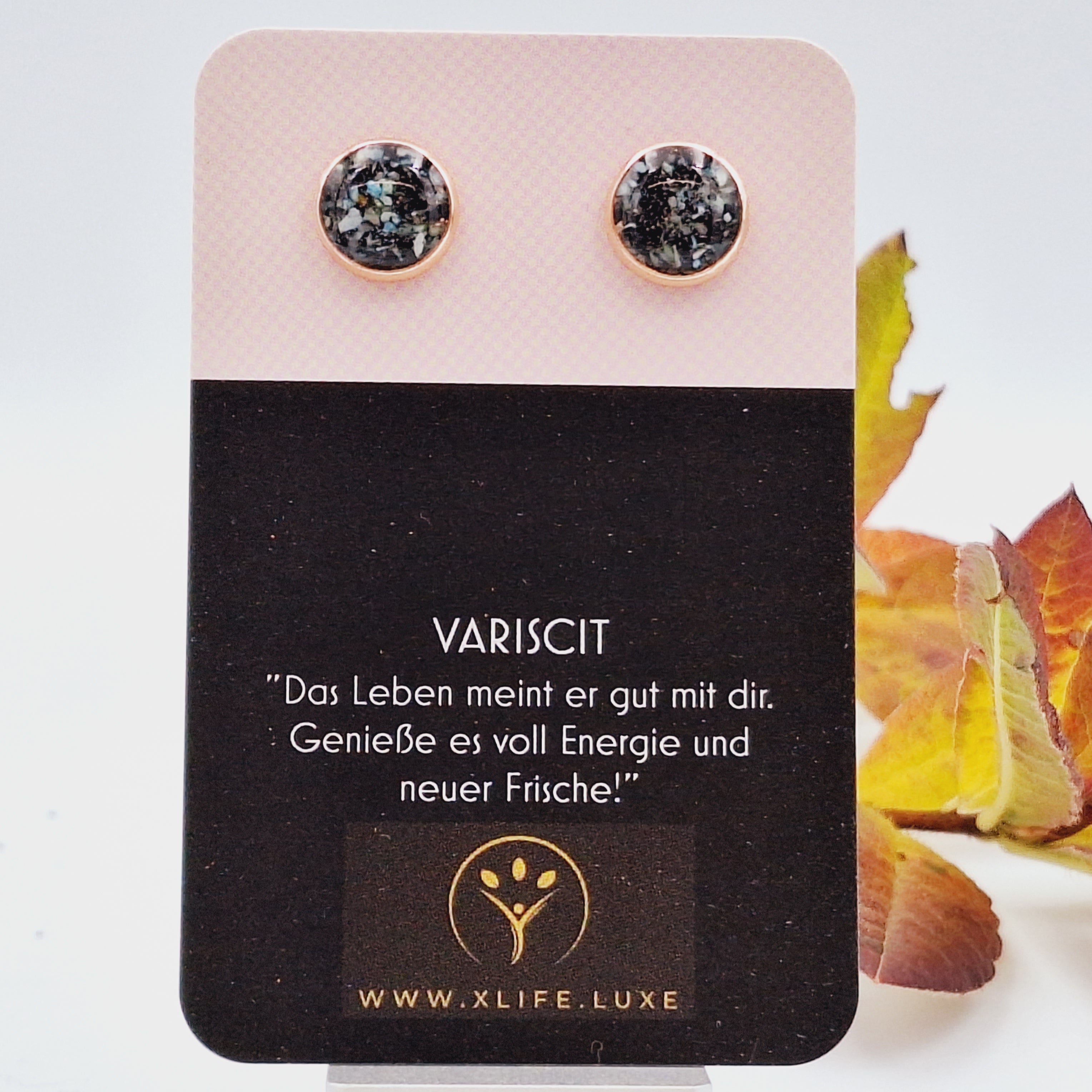 Variscit Ohrstecker 12mm Rose