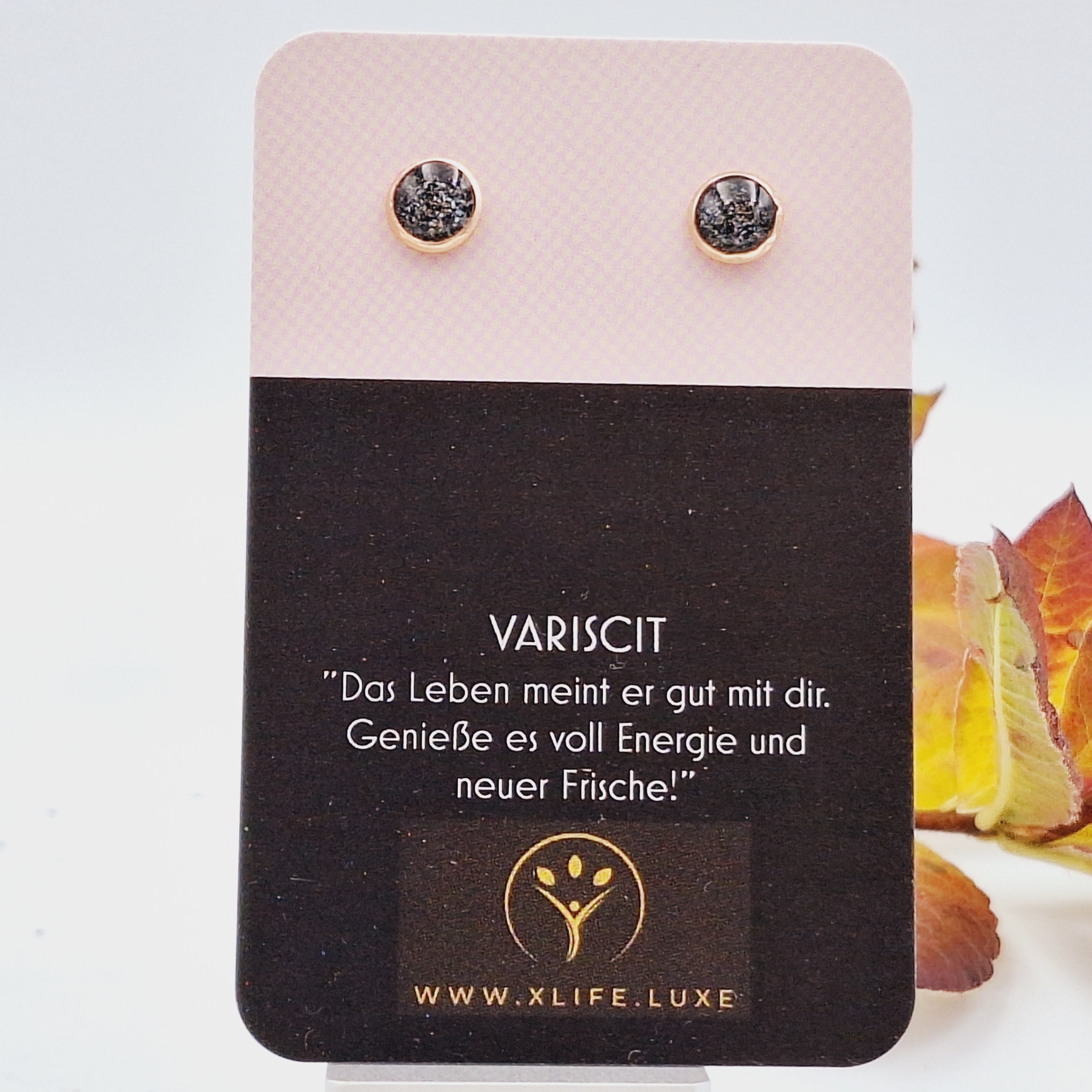 Variscit Ohrstecker 8mm Rose