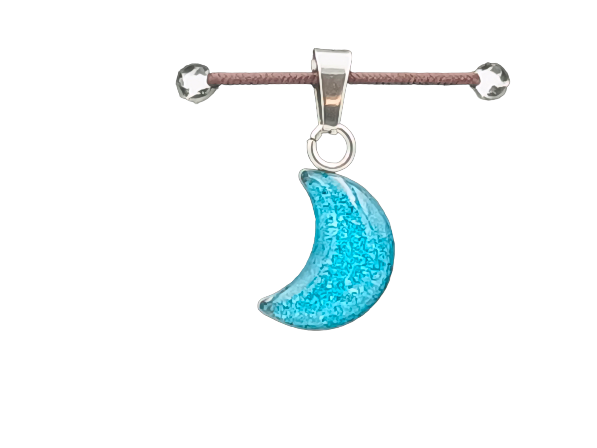 Türkis Schmuckanhänger - Tropfen 14 mm