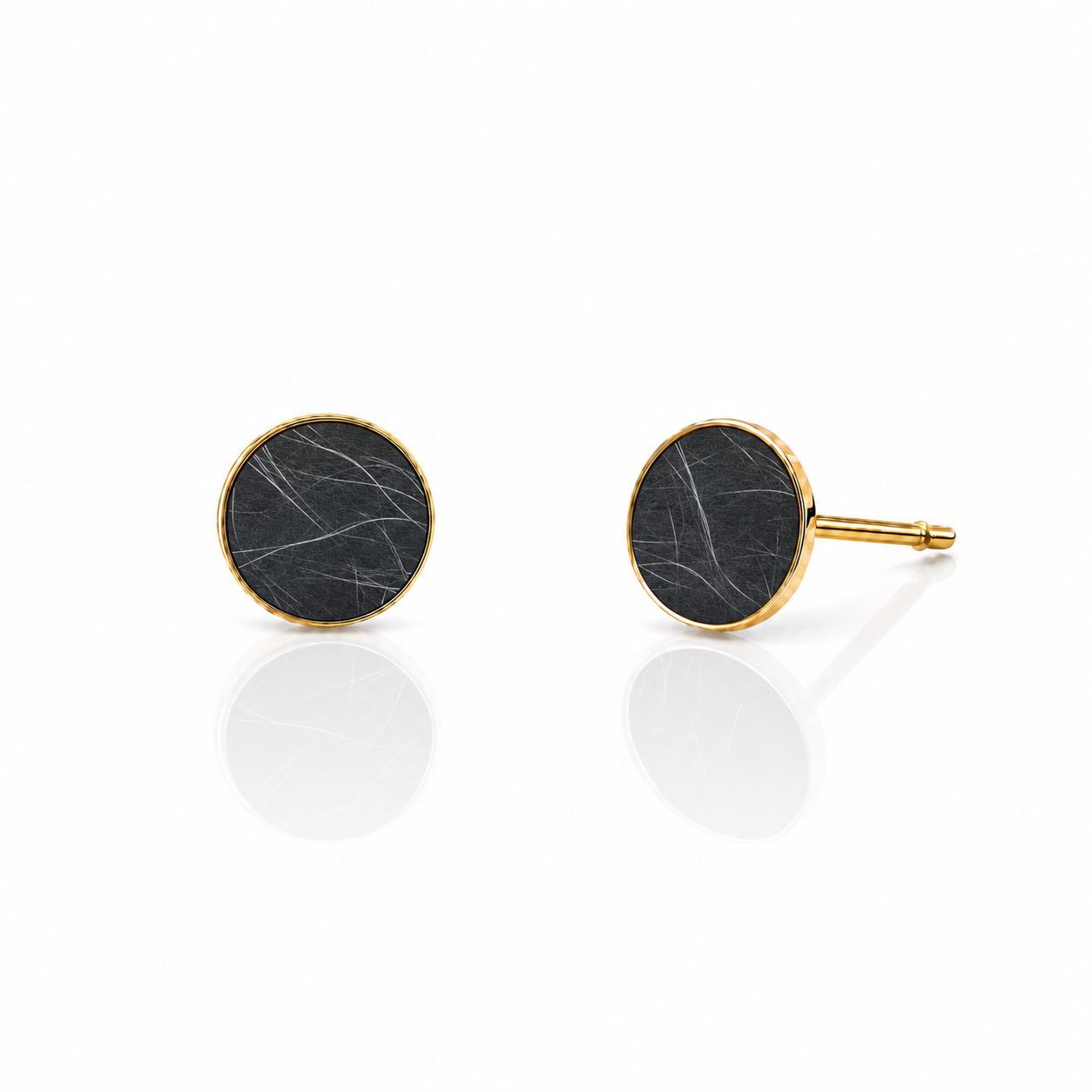 Ohrstecker mit Ihrem persönlichen Tierhaarschmuck
