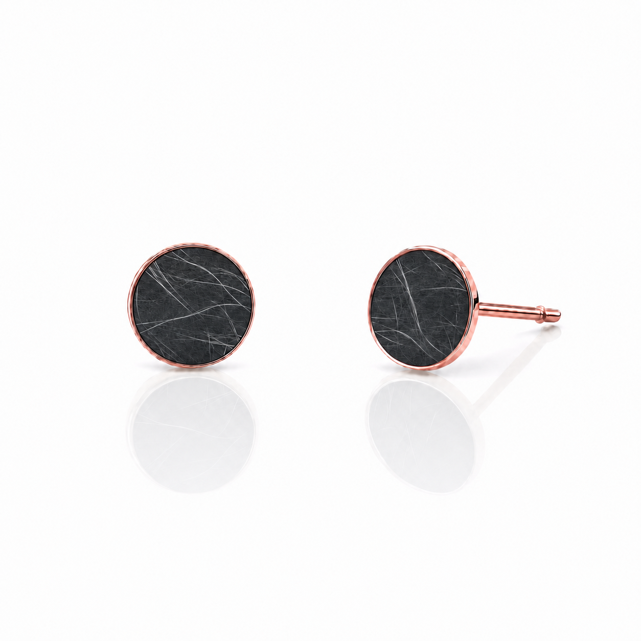 Ohrstecker mit Ihrem persönlichen Tierhaarschmuck