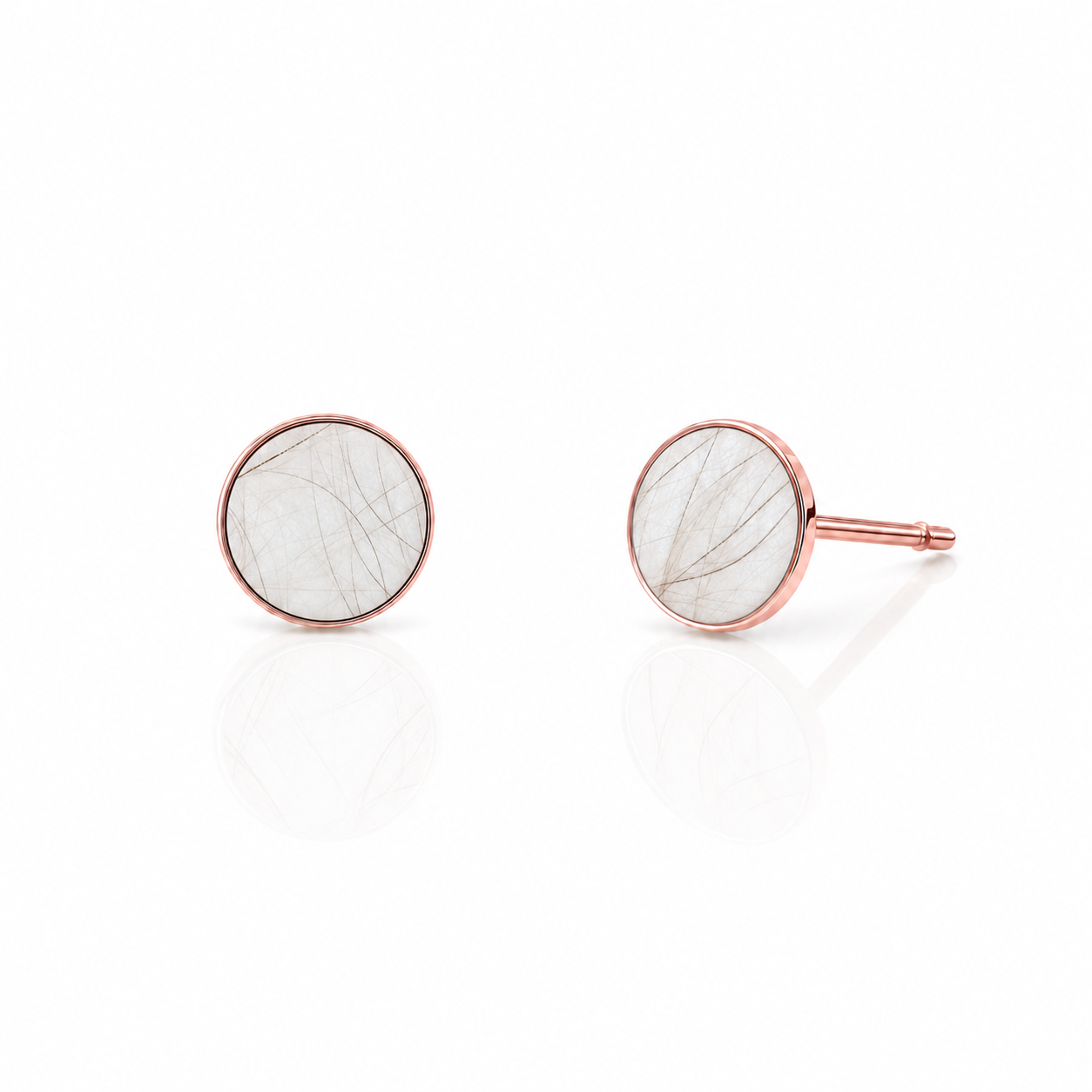 Ohrstecker mit Ihrem persönlichen Tierhaarschmuck