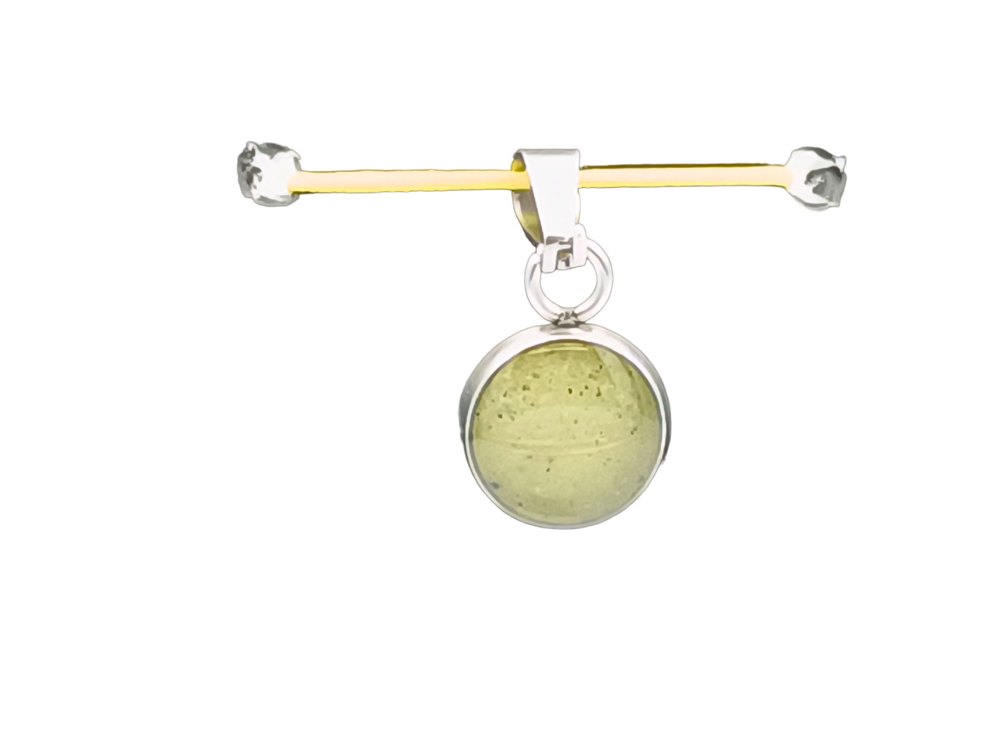 Lizardit Schmuckanhänger - Rund 10mm