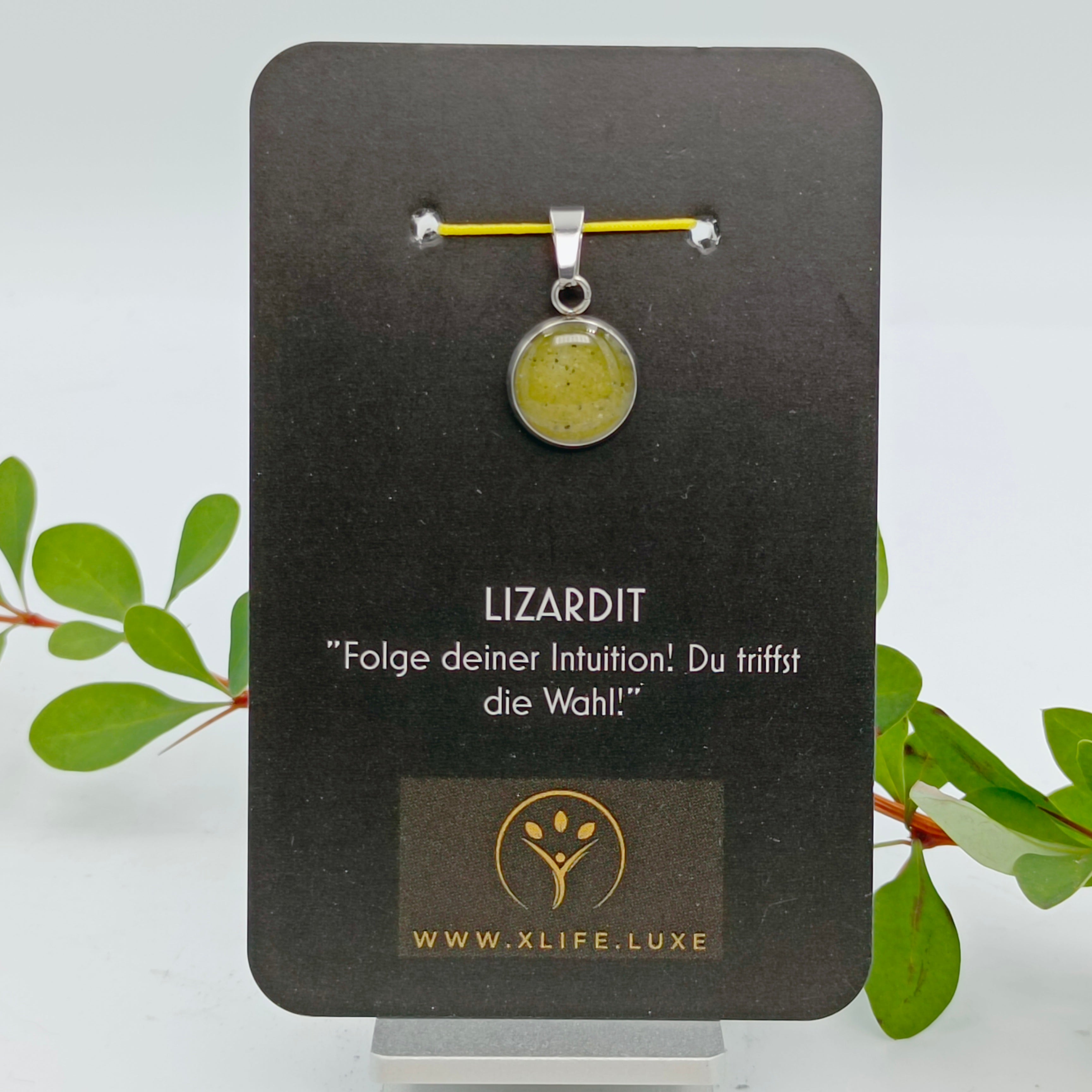 Lizardit Schmuckanhänger - Rund 12mm