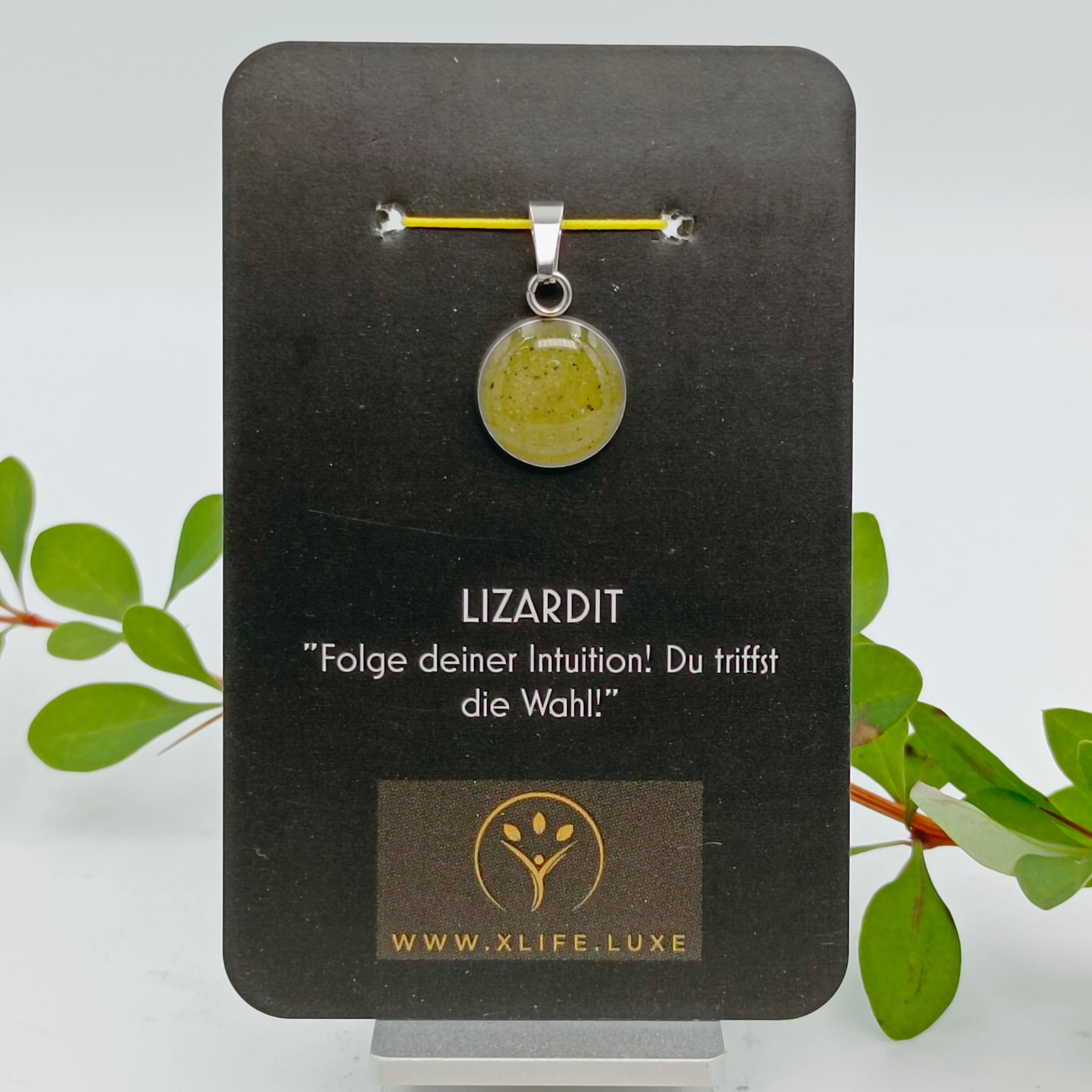 Lizardit Schmuckanhänger - Rund 14mm