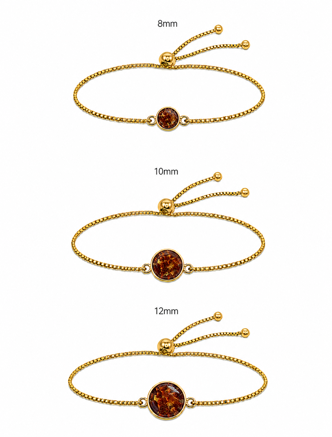 Granat Armband