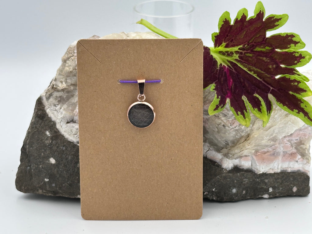 Anhänger Anthrazit mit Ihrem persönlichen Tierhaarschmuck