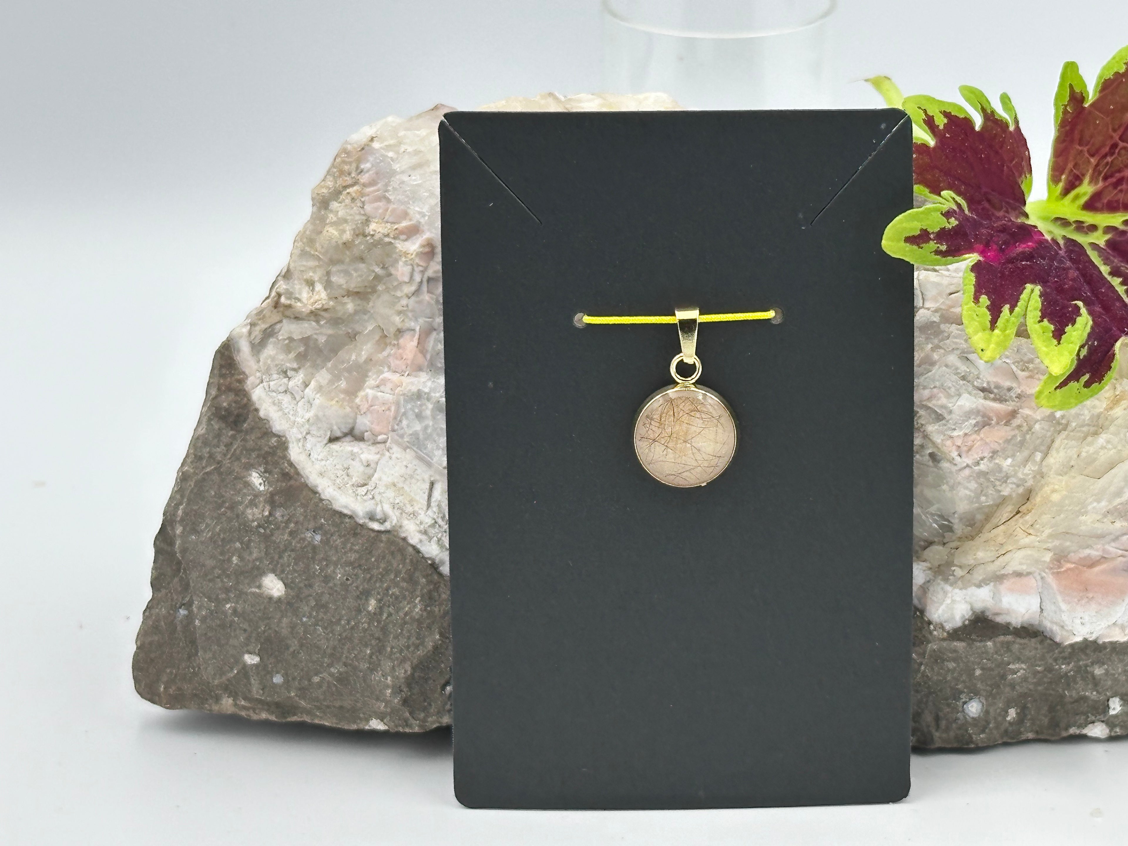 Anhänger Perlweiß mit Ihrem persönlichen Tierhaarschmuck