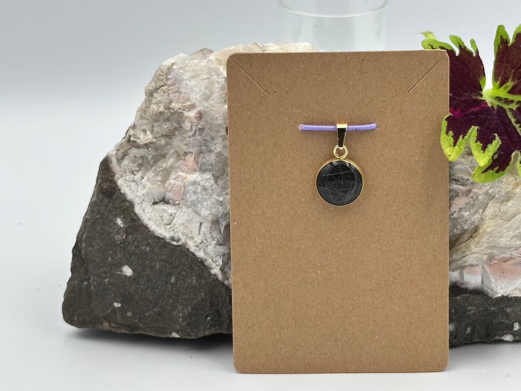 Anhänger Anthrazit mit Ihrem persönlichen Tierhaarschmuck