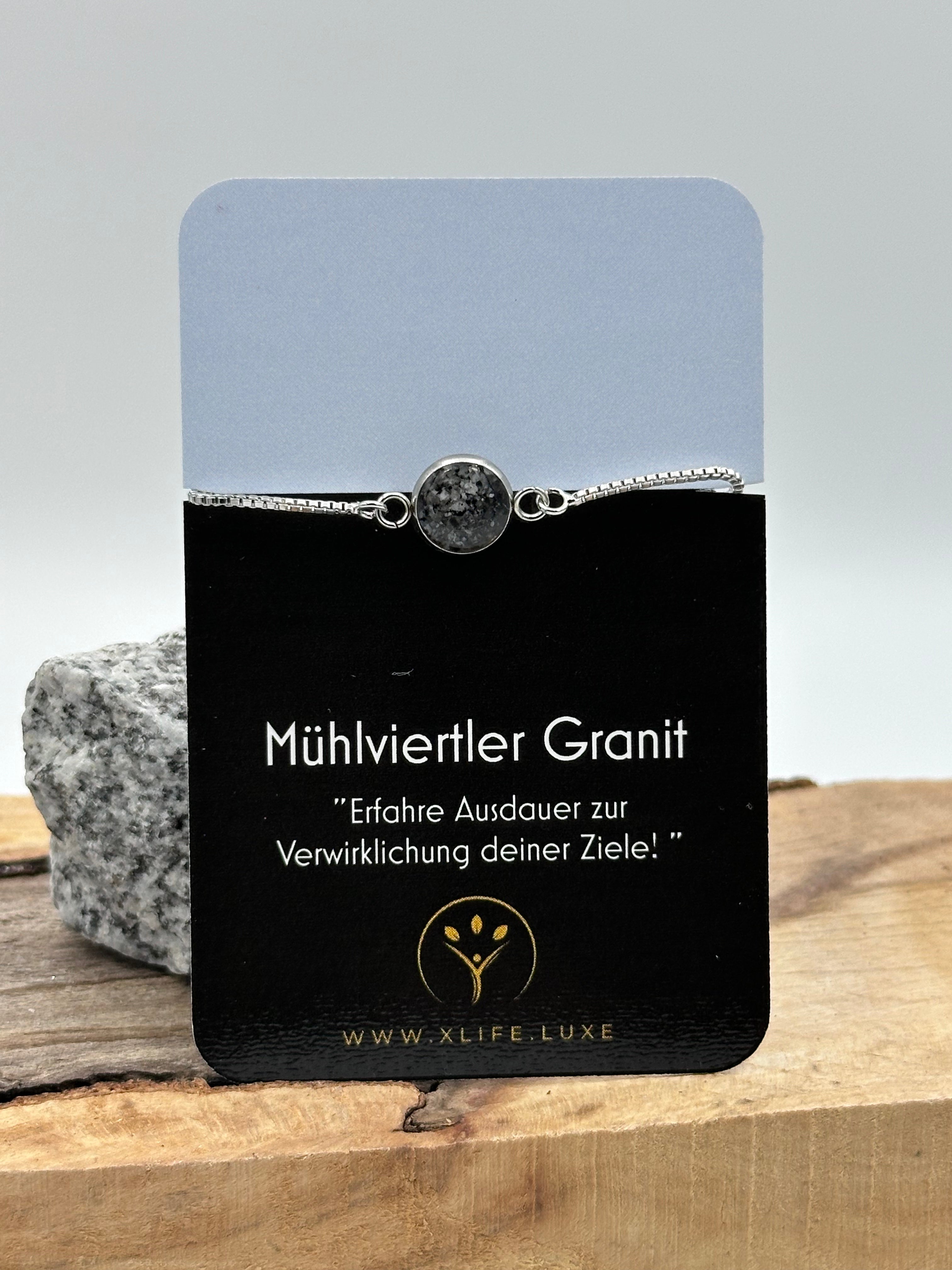 Armband Granit 10 mm