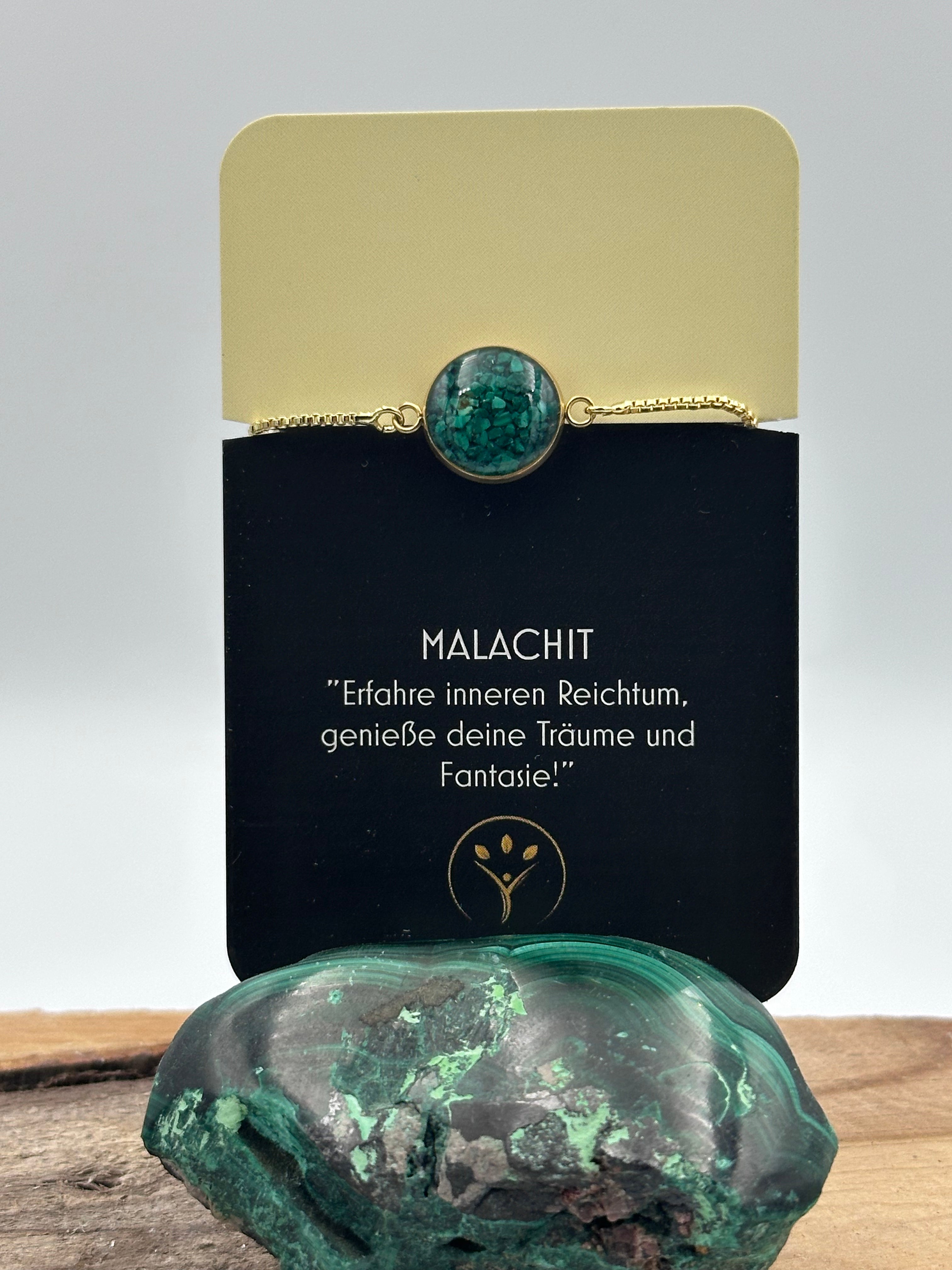 Armband Malachit 14 mm