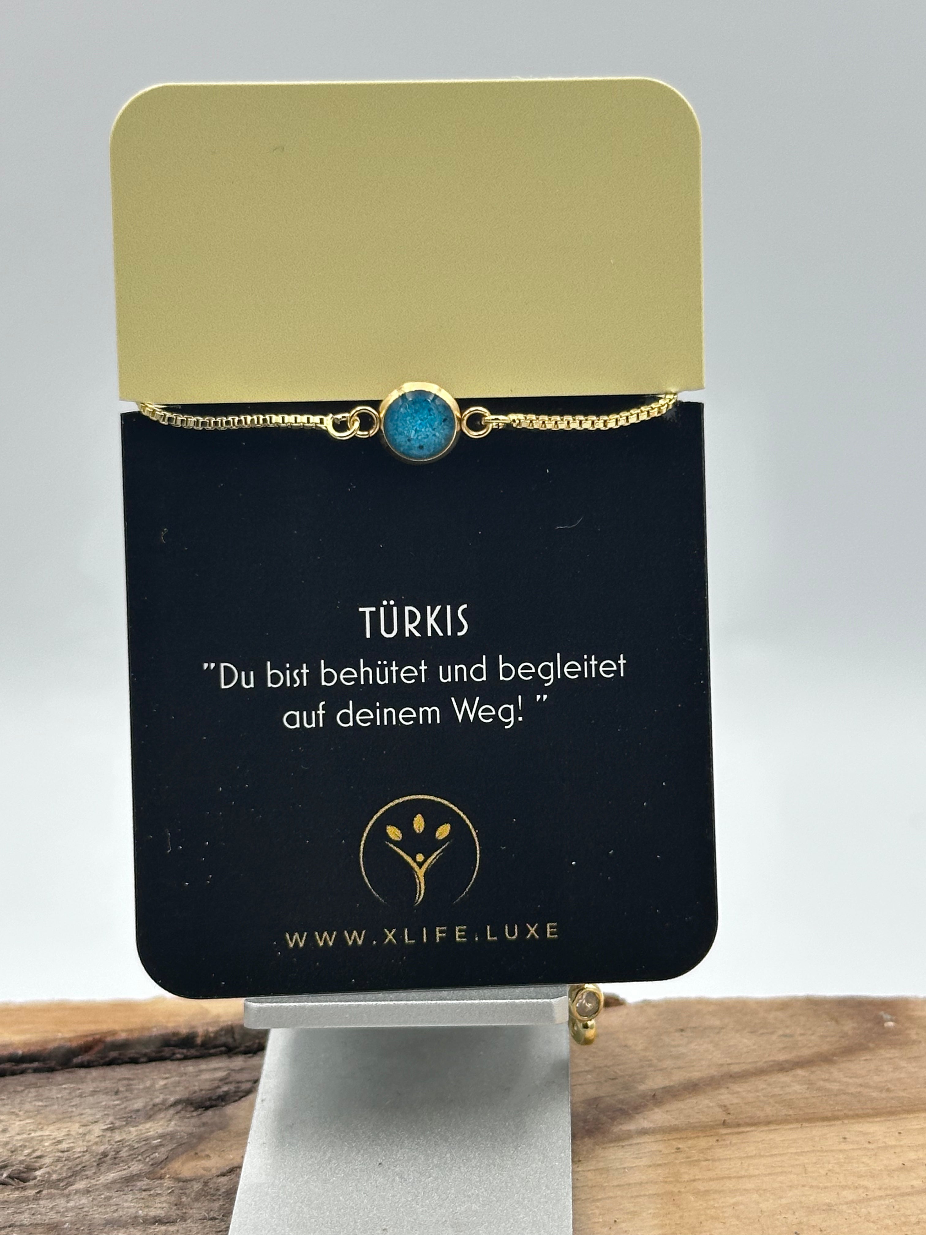 Armband Türkis 8 mm