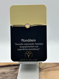 Armband Mondstein 8 mm