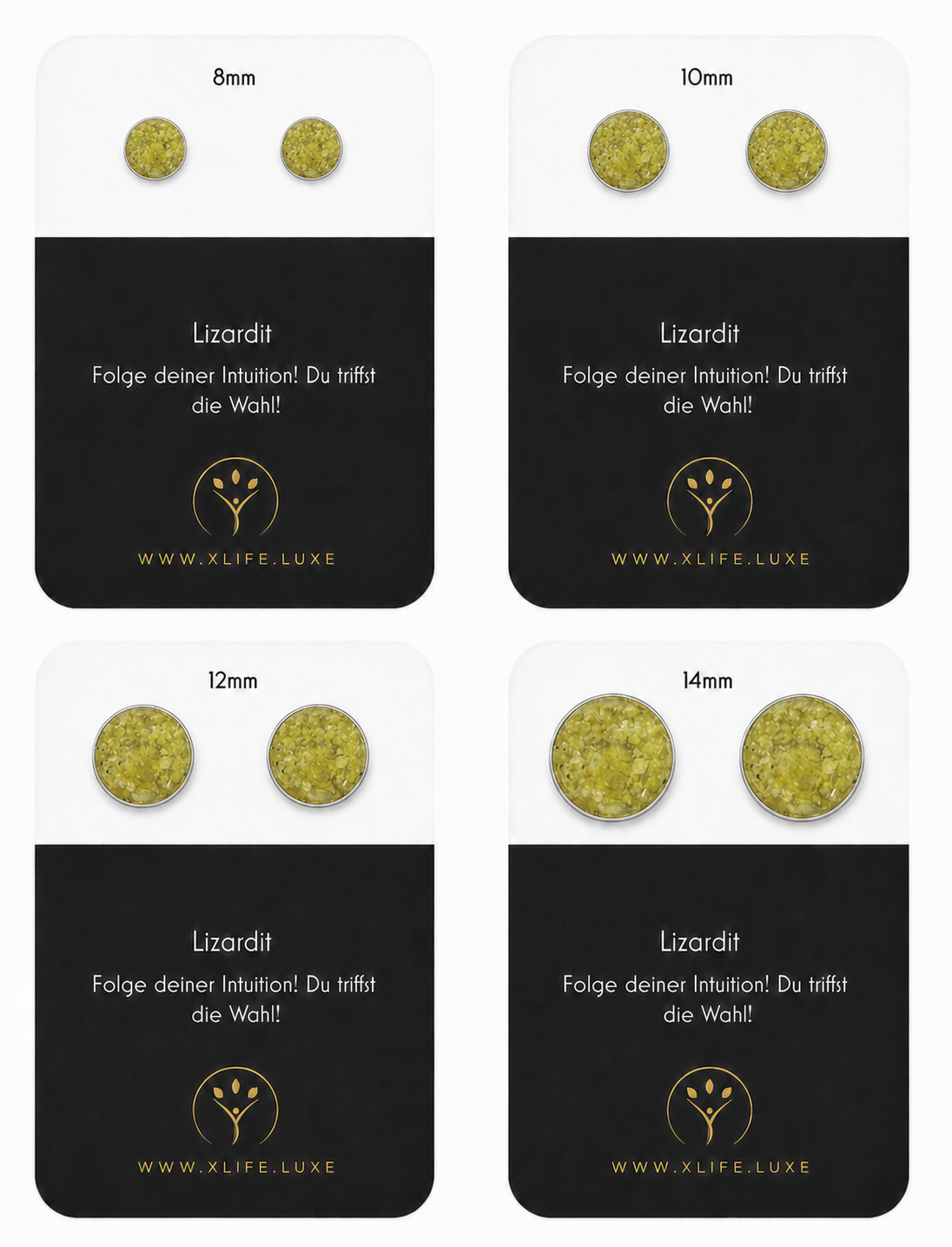 Lizardit Ohrstecker