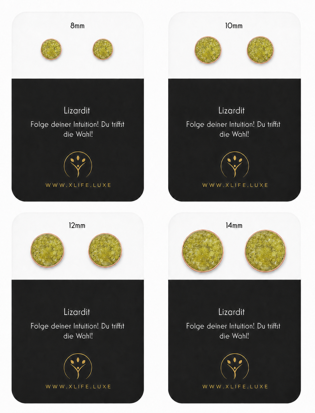 Lizardit Ohrstecker