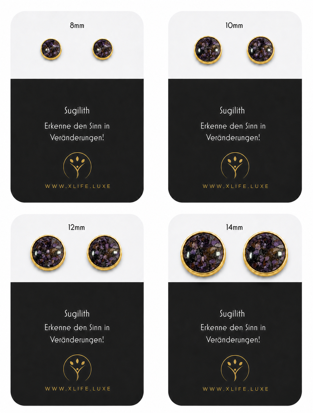 Sugilith Ohrstecker 1