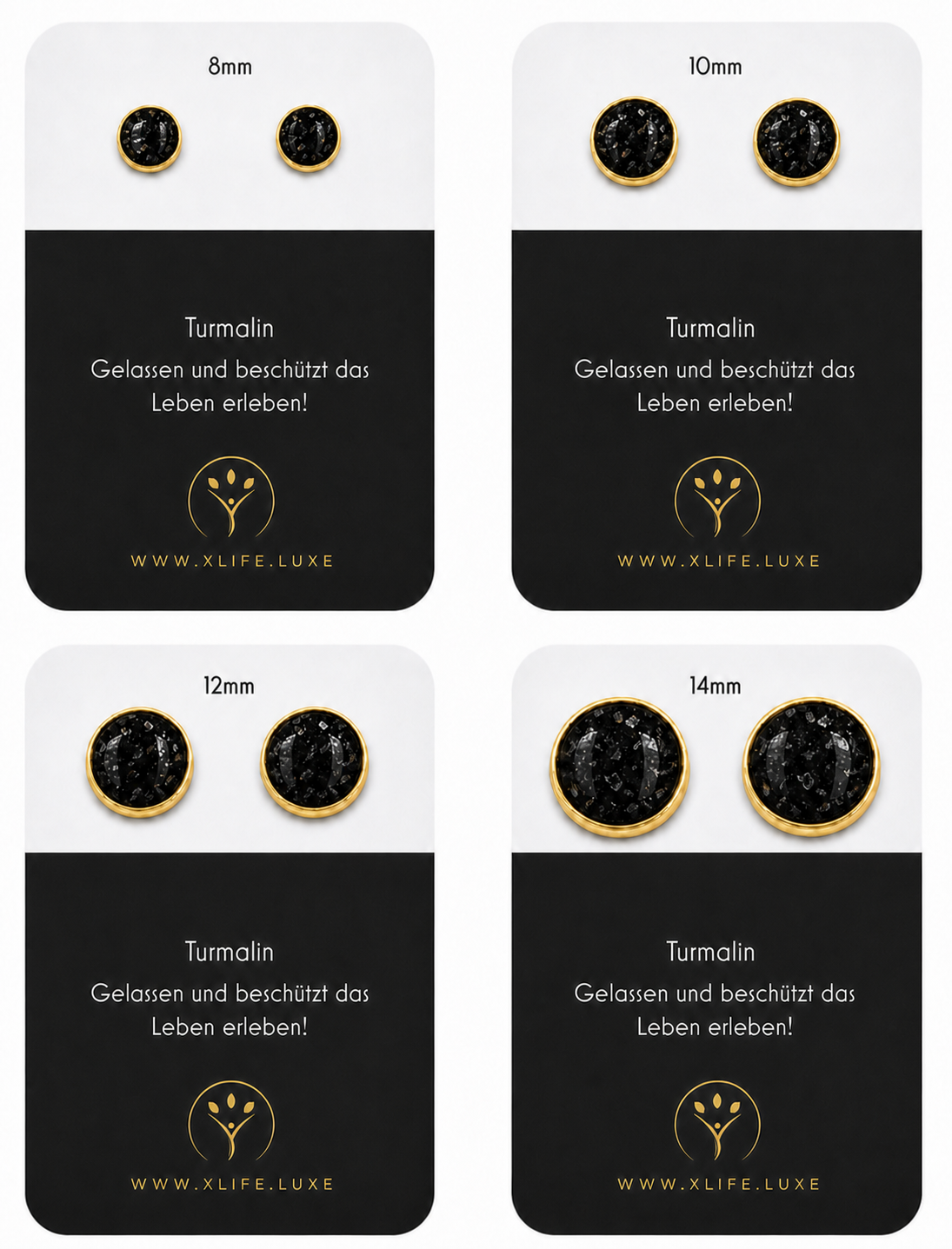Turmalin Ohrstecker 1