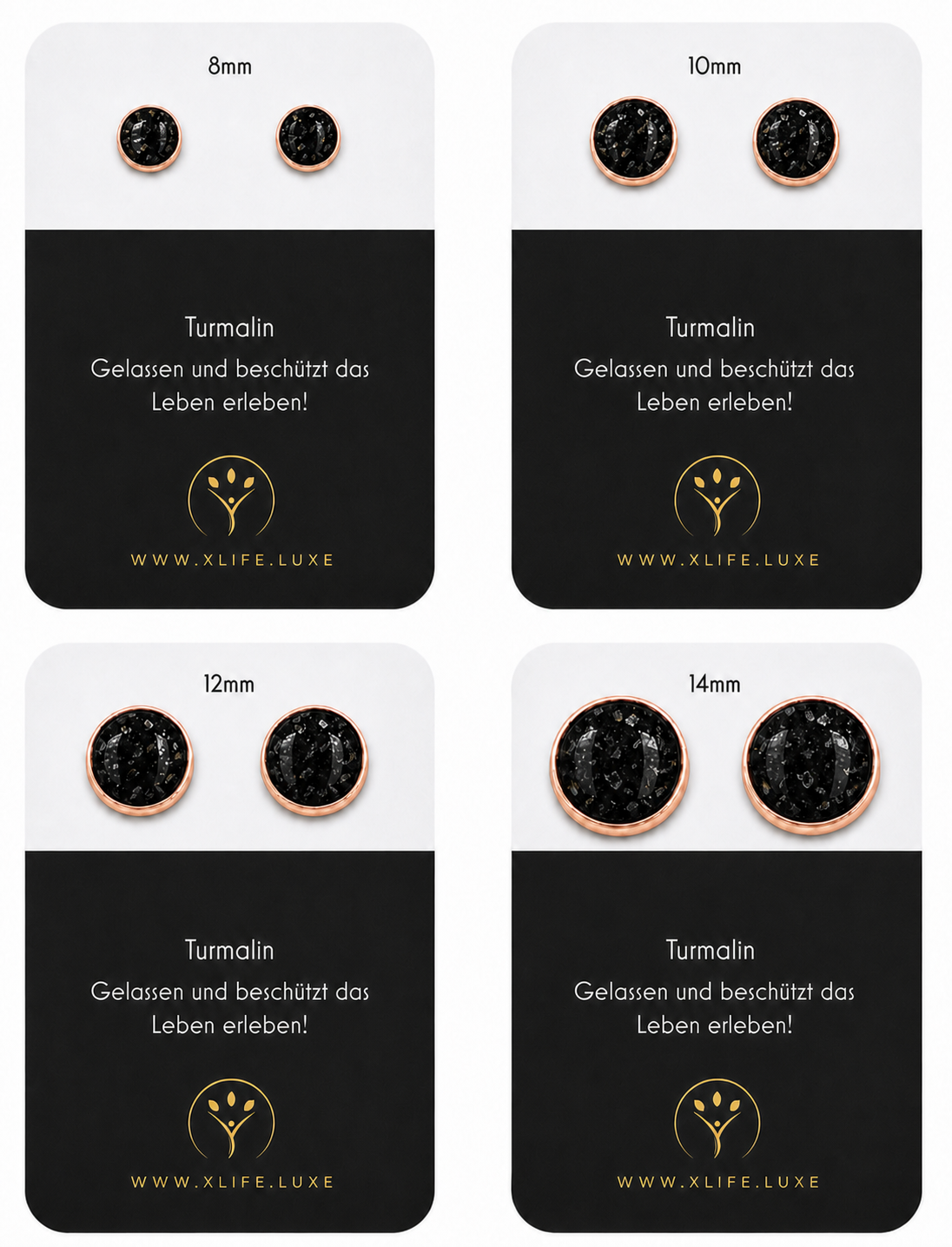 Turmalin Ohrstecker