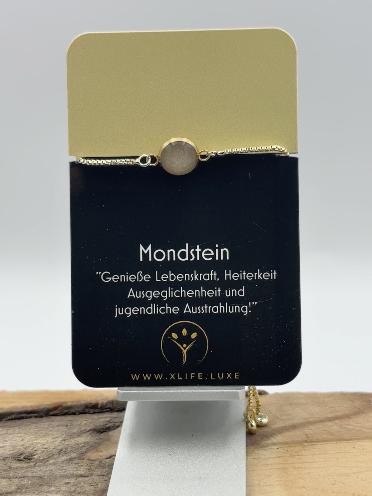 Armband Mondstein 10 mm